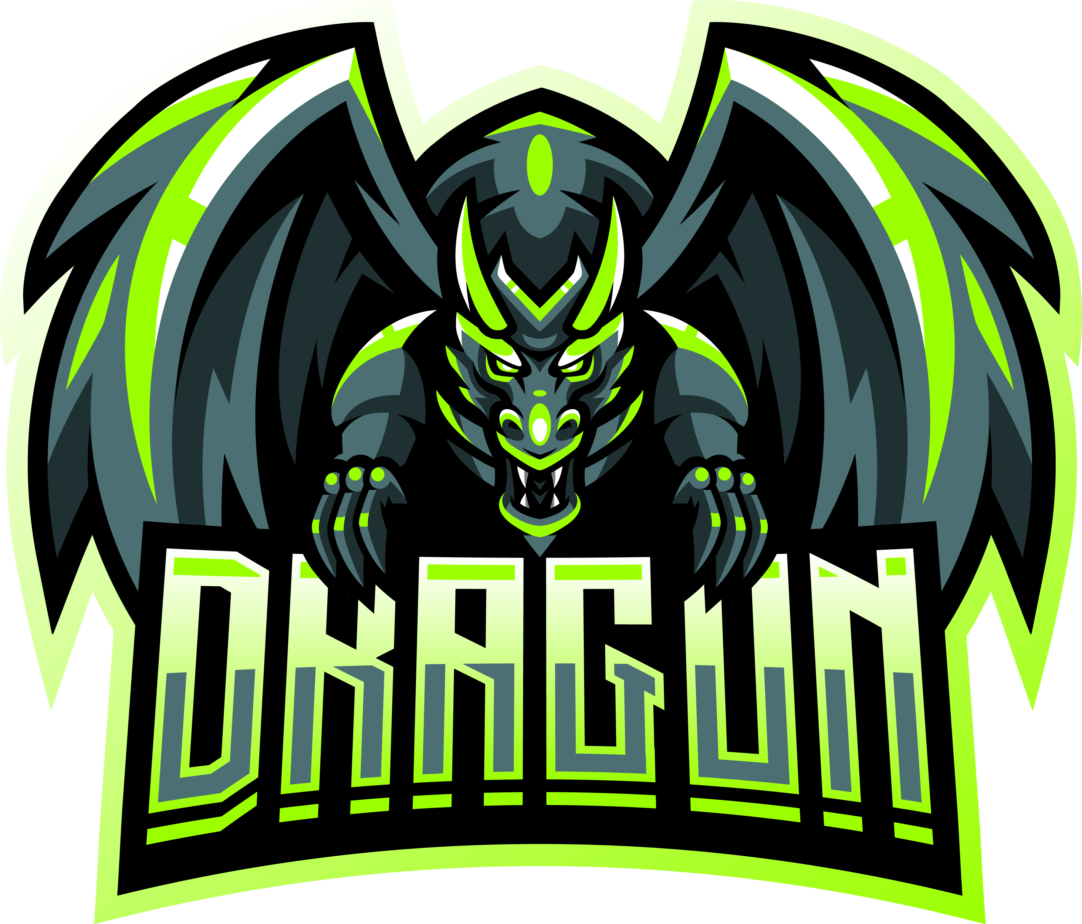 Dragon King Mascot Logo By Visink Thehungryjpeg
