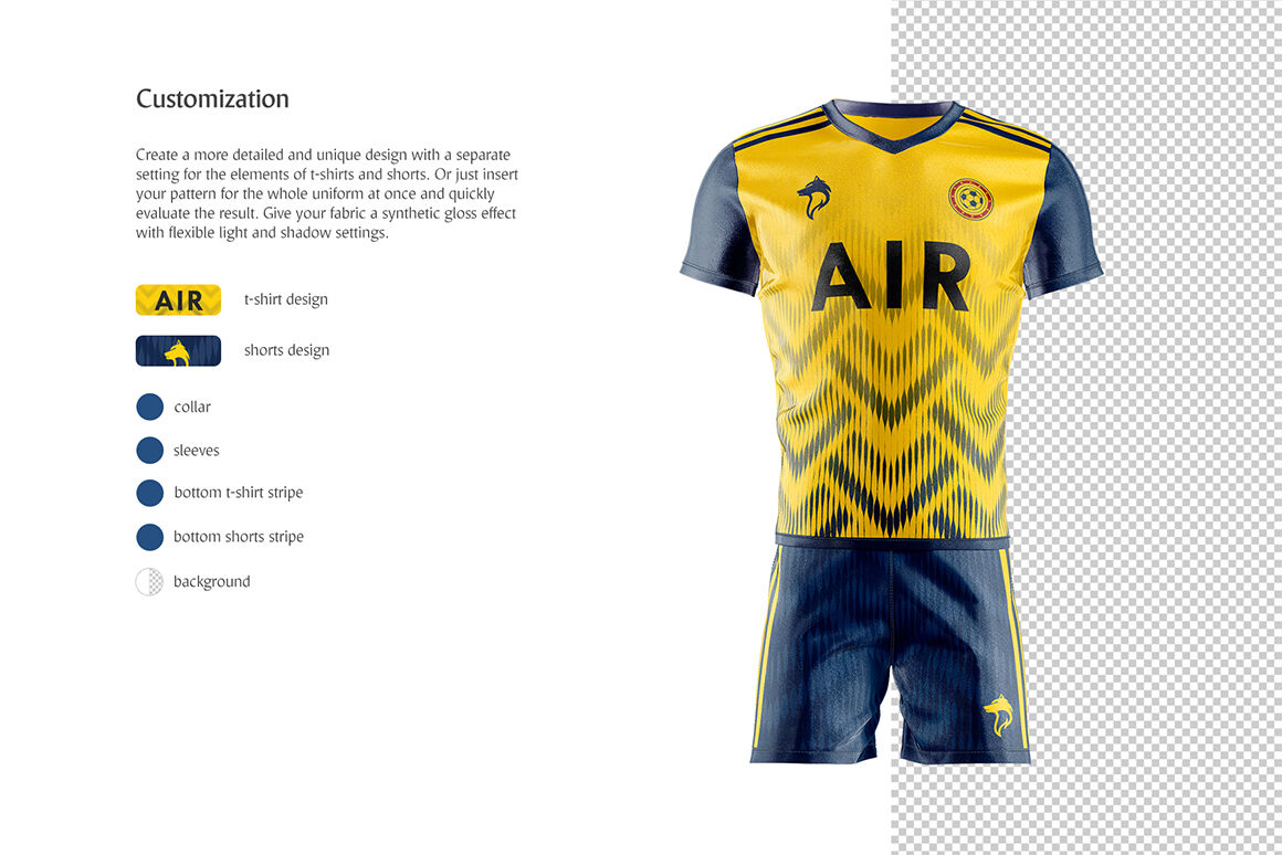 Download Soccer Uniform Animated Mockup By rebrandy | TheHungryJPEG.com