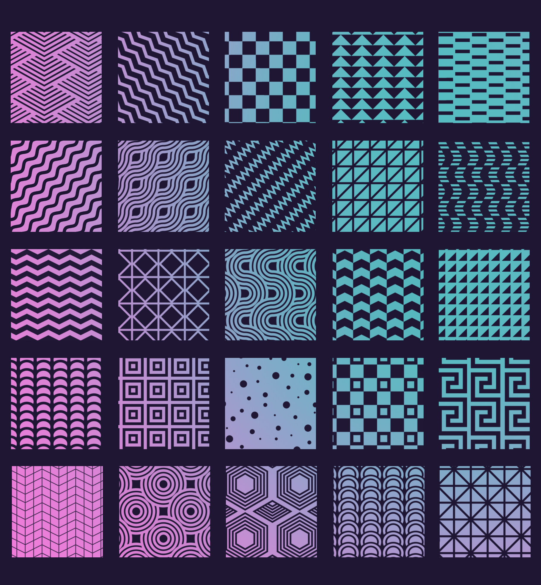 geometric pattern brushes procreate free
