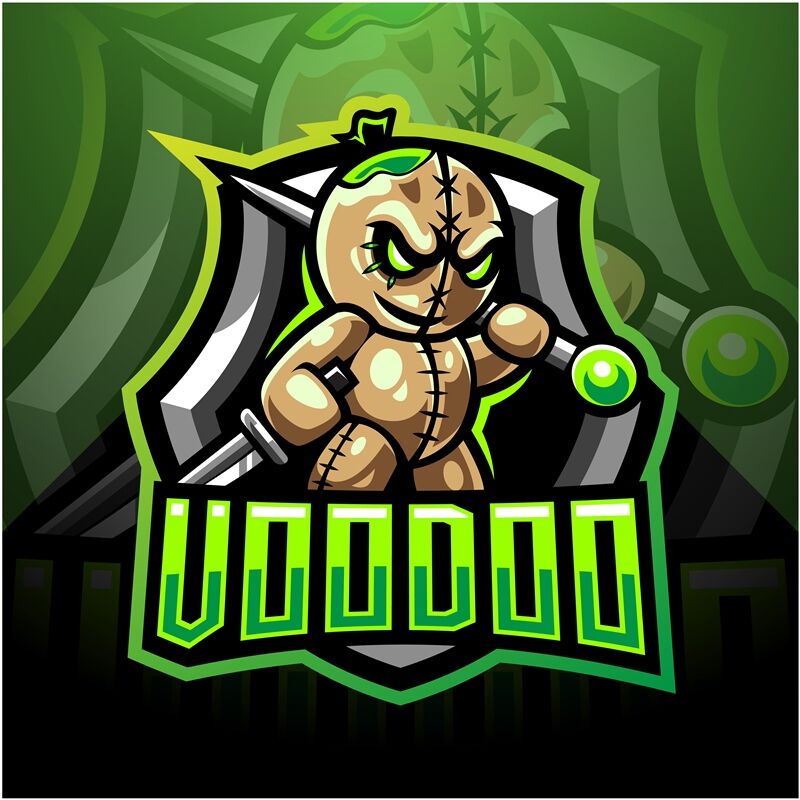 Voodoo Esport Mascot Logo By Visink Thehungryjpeg Com