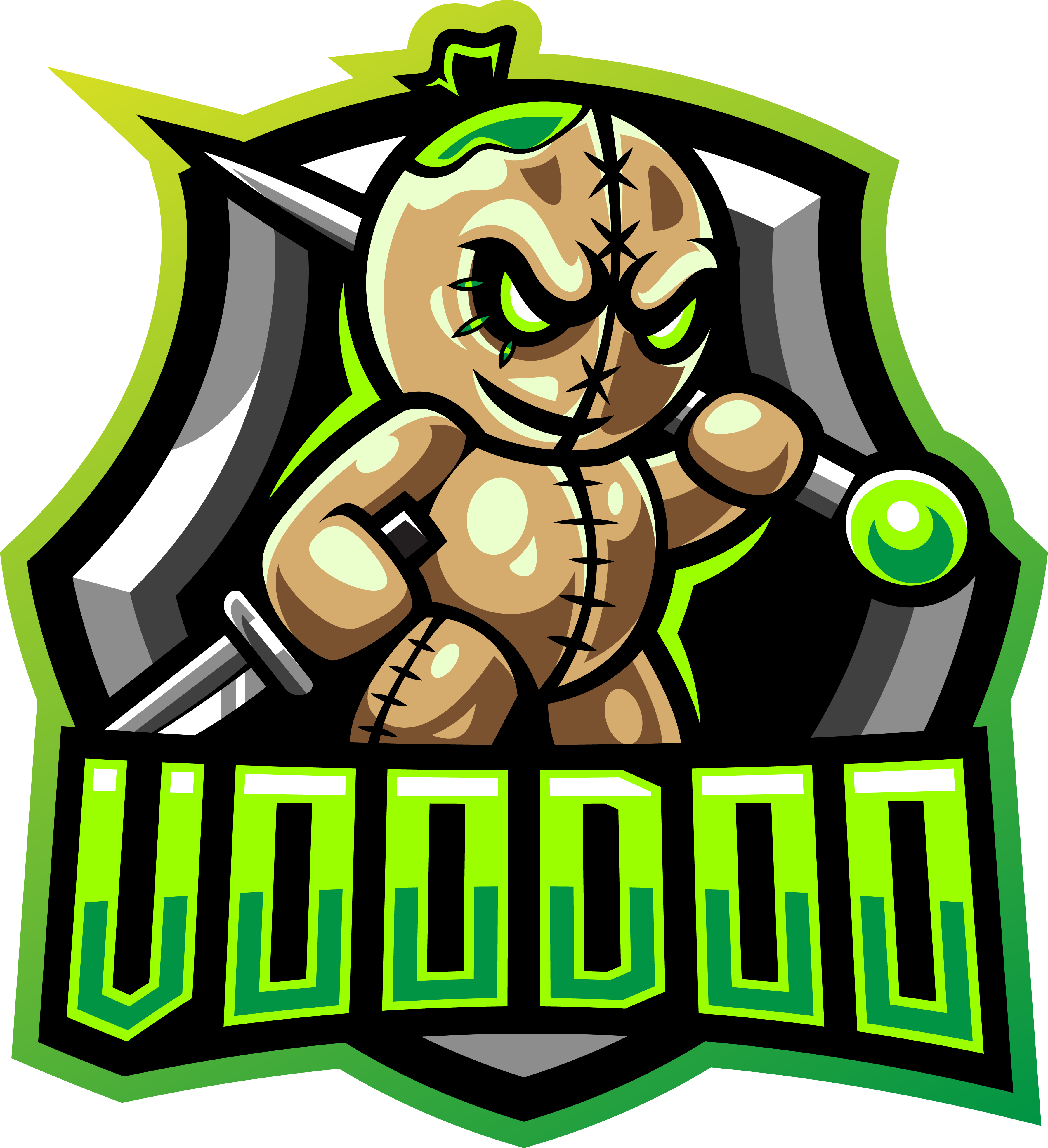 Voodoo Esport Mascot Logo By Visink Thehungryjpeg Com