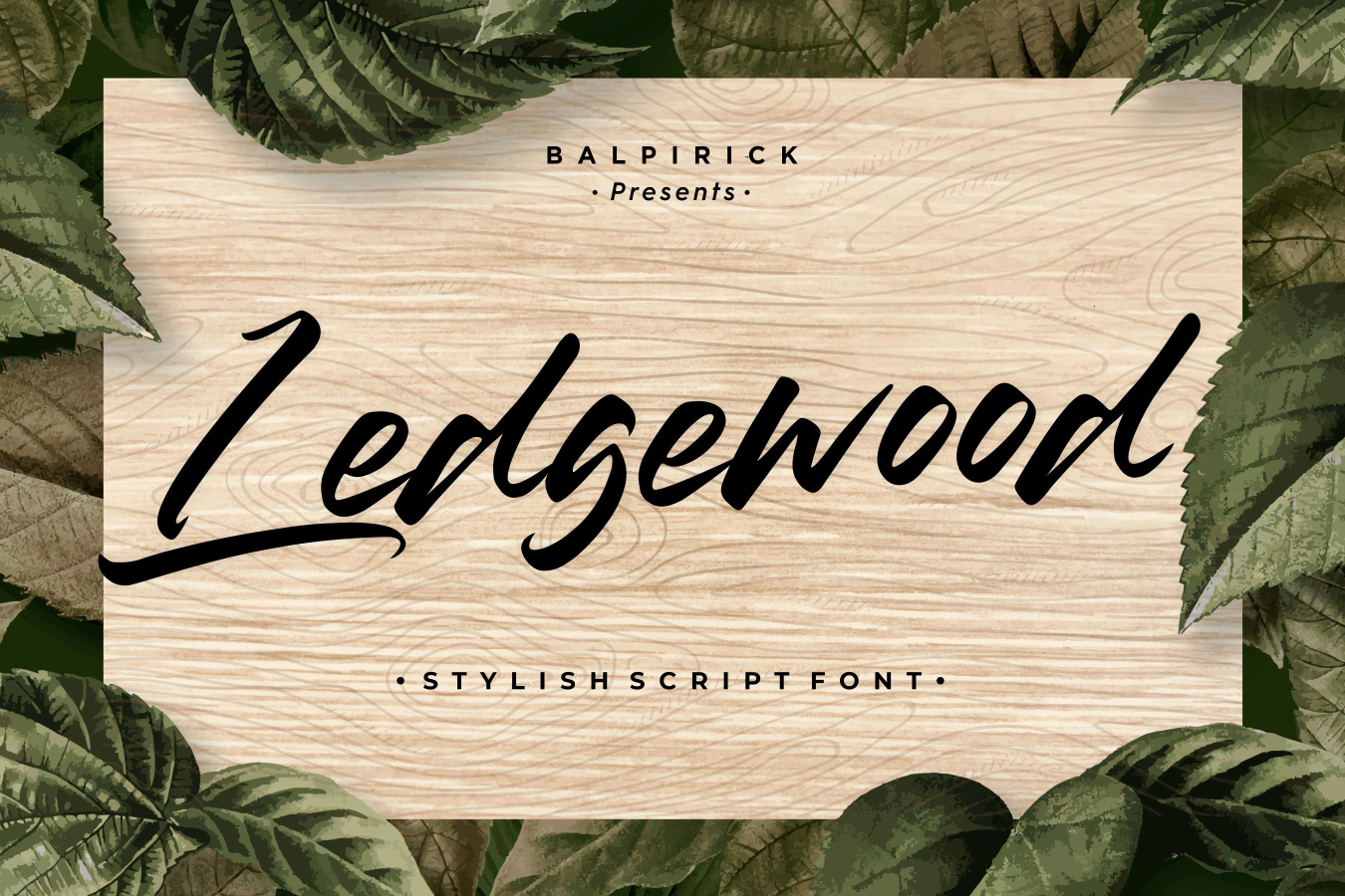 Ledgewood Stylish Script Font By Balpirick Studio Thehungryjpeg Com