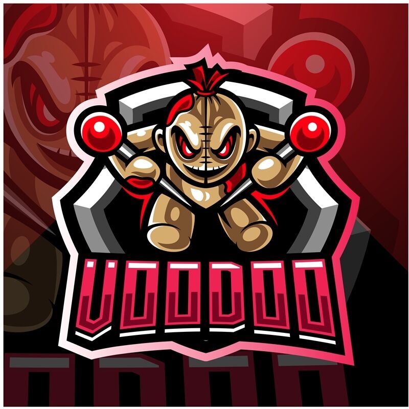 Voodoo Esport Mascot Logo By Visink Thehungryjpeg Com