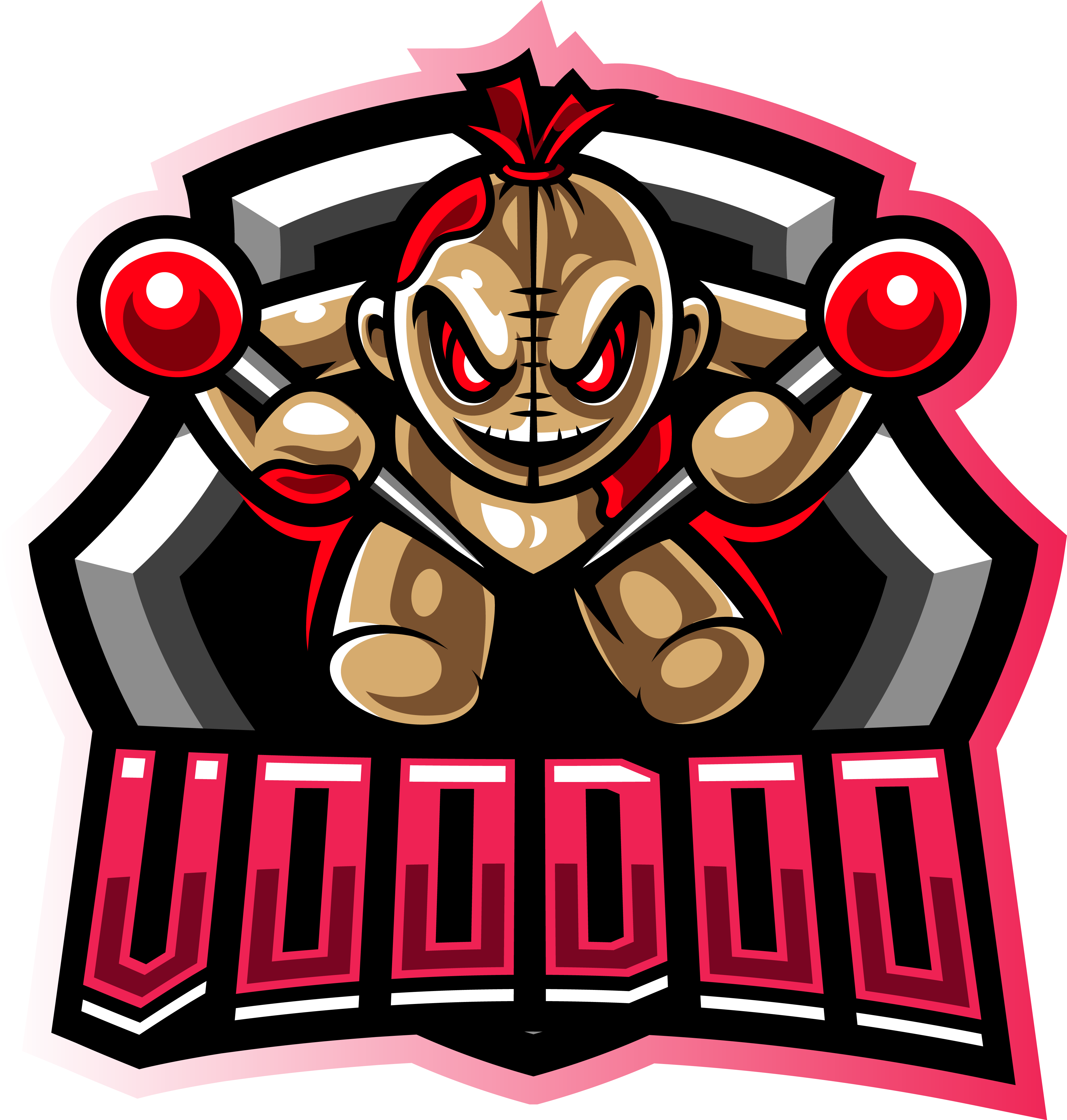 Voodoo Esport Mascot Logo By Visink Thehungryjpeg Com