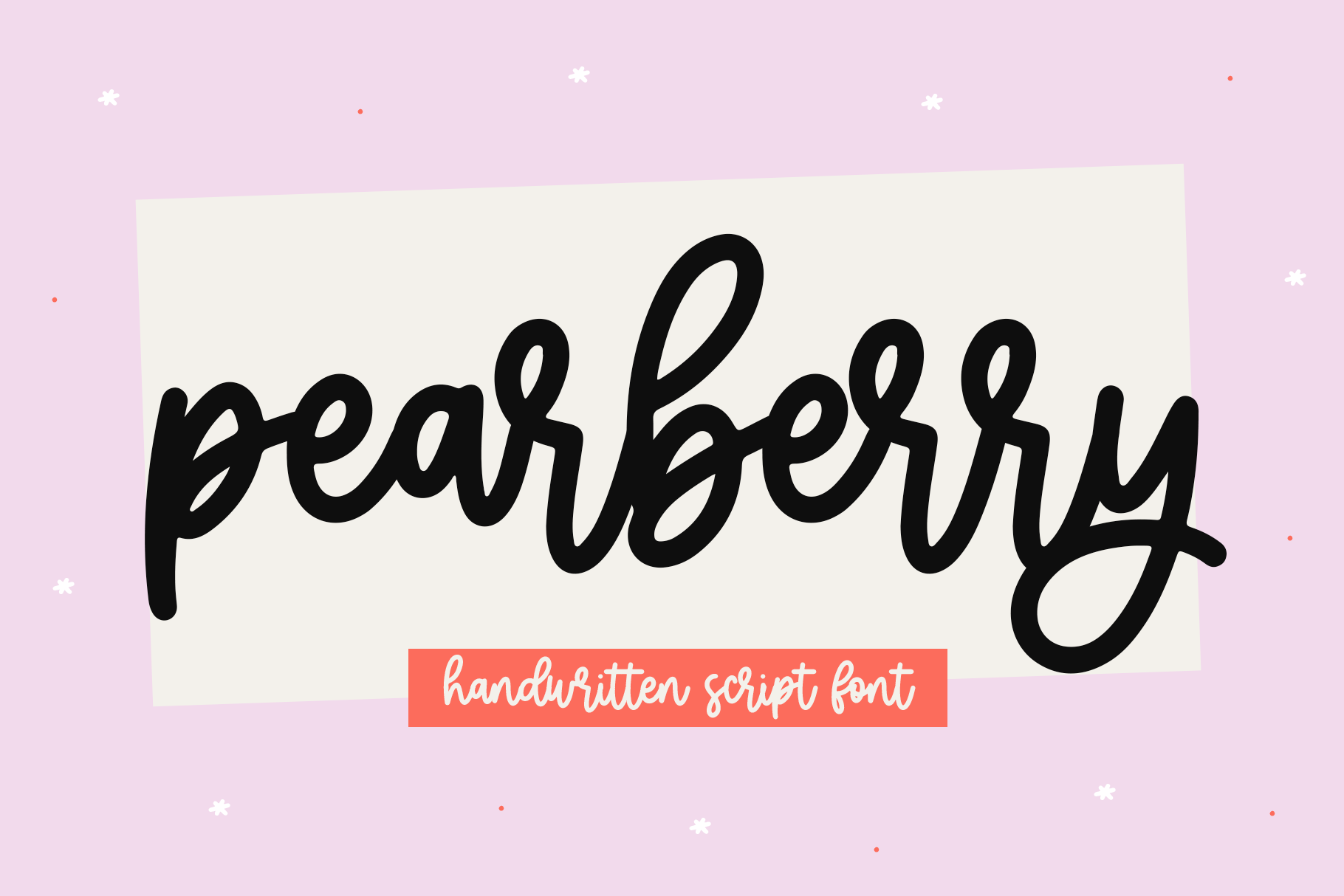 Pearberry Cute Handwritten Script Font By Ka Designs Thehungryjpeg Com