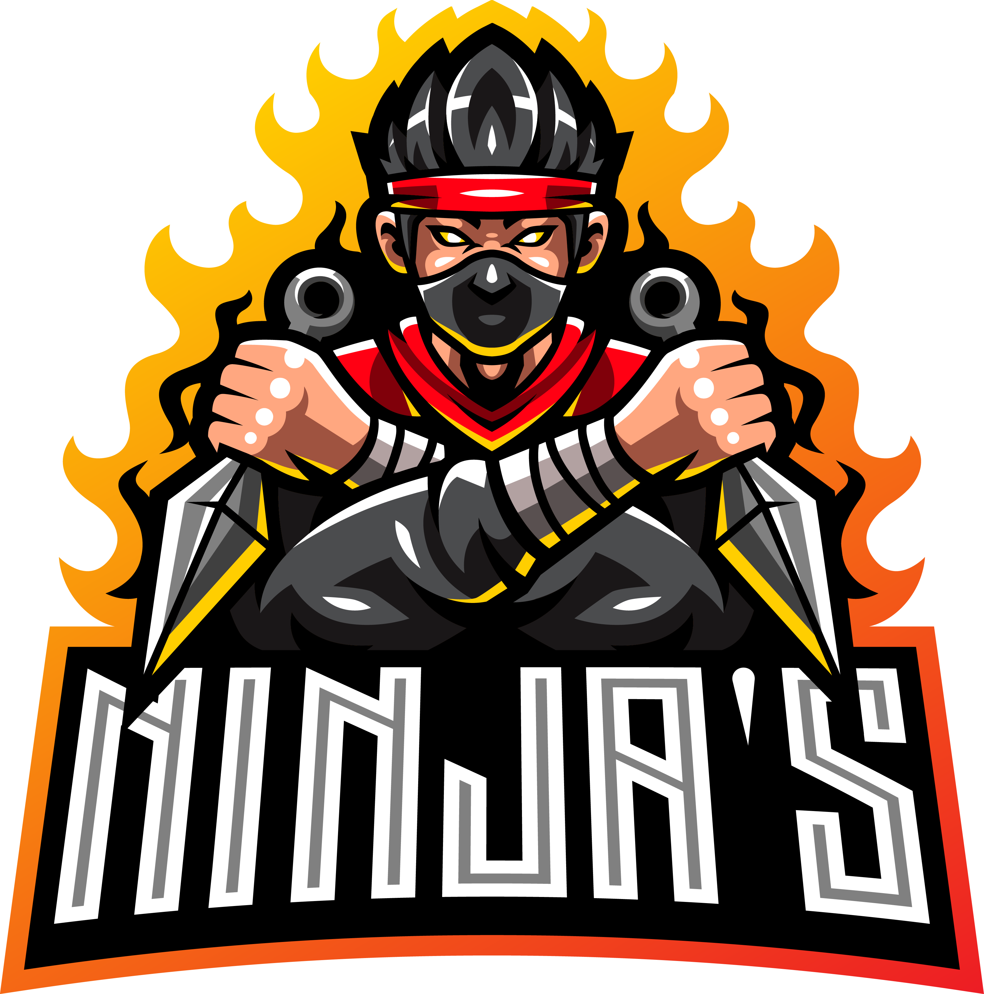 Logo De Jogo Ninja Mascote E Esport Desenho De Ninja Logos De Arte | My ...