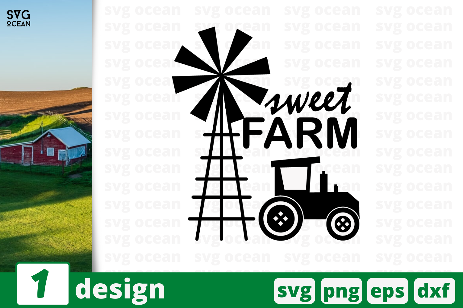 Download 1 Sweet Farm Svg Bundle Quotes Cricut Svg By Svgocean Thehungryjpeg Com