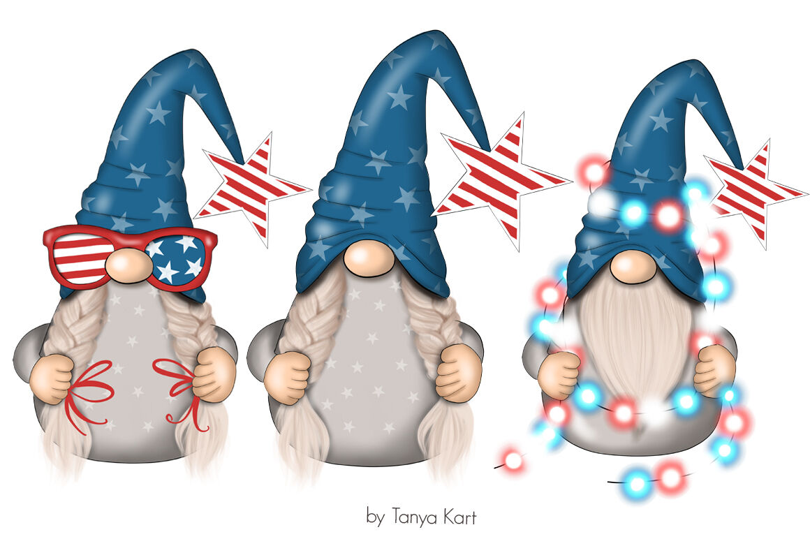 Download Christmas Gnomes Fabric