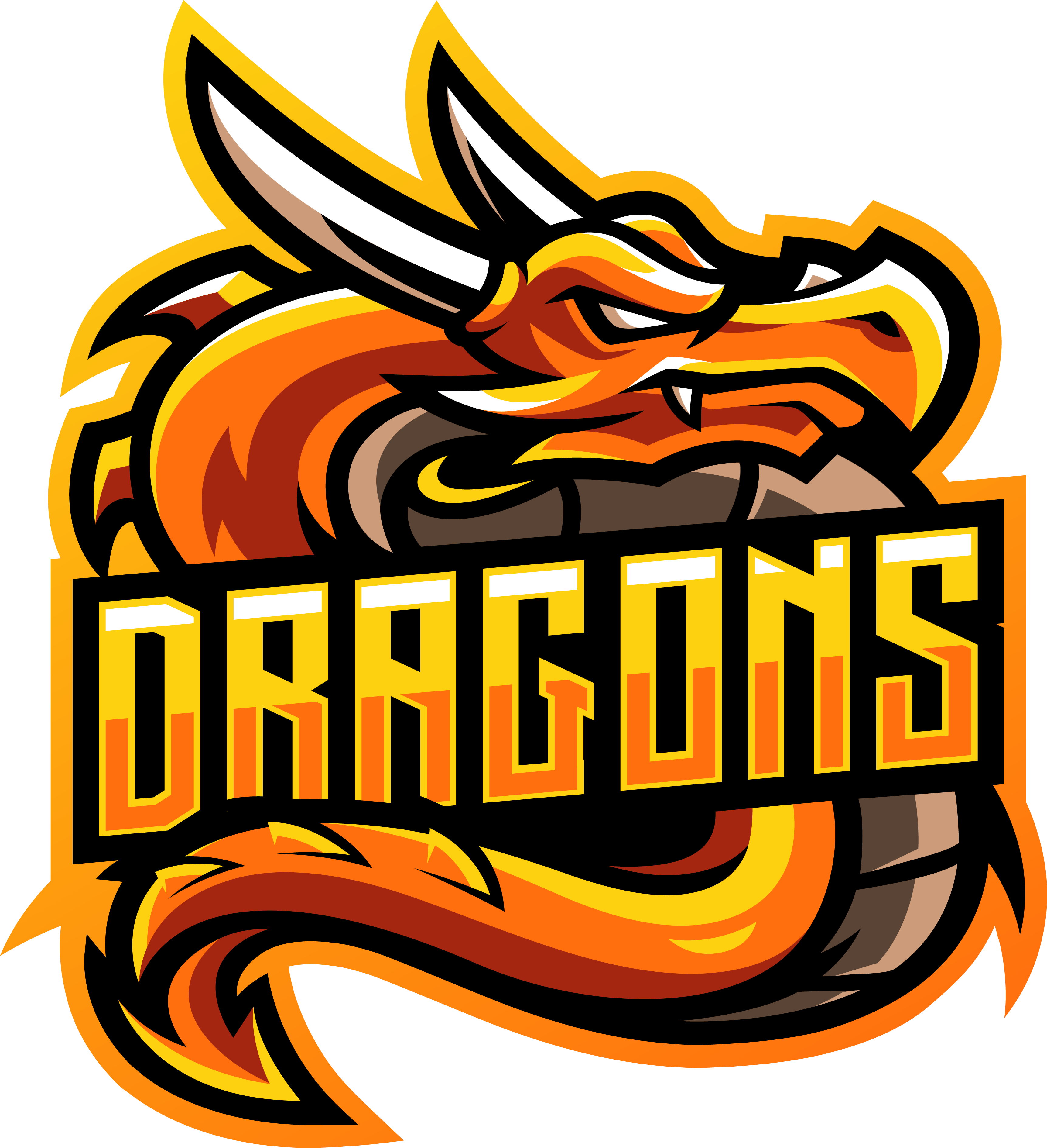 Logo Hewan Esport Png Dragon Esports Logo Mascot On Behance | The Best ...
