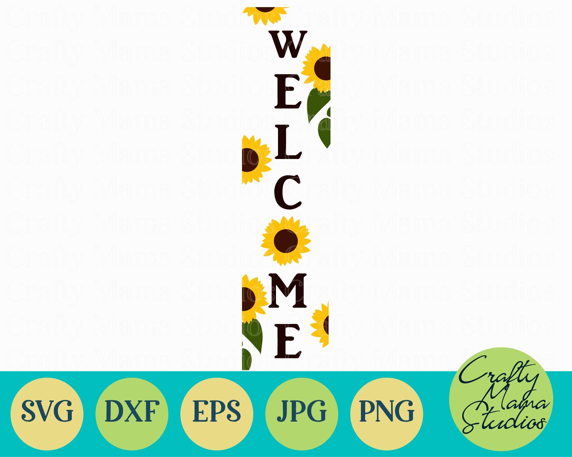 Free Free 335 Sunflower Welcome Svg SVG PNG EPS DXF File
