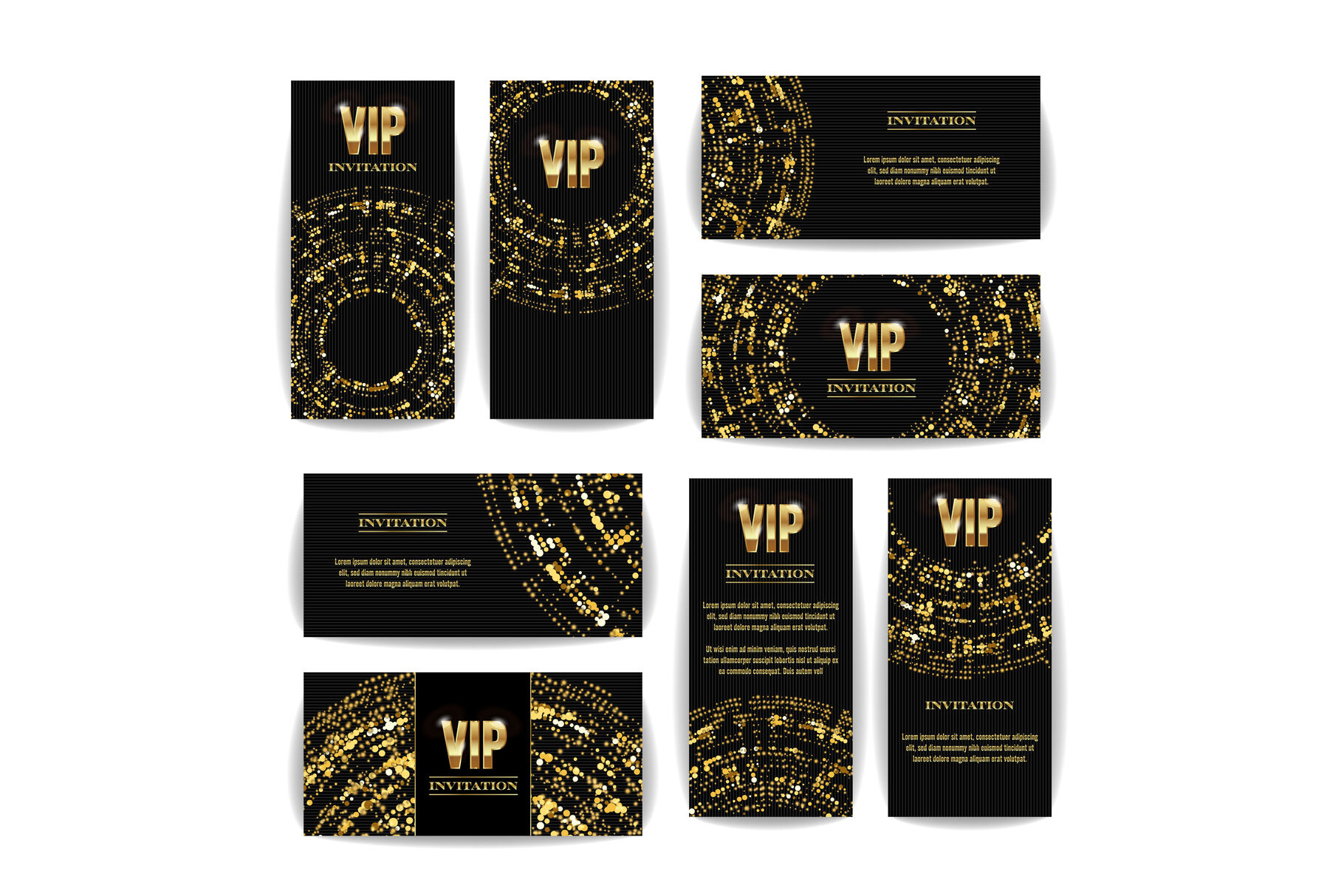 Elegant Black & Gold Grand Opening invitation Flyer