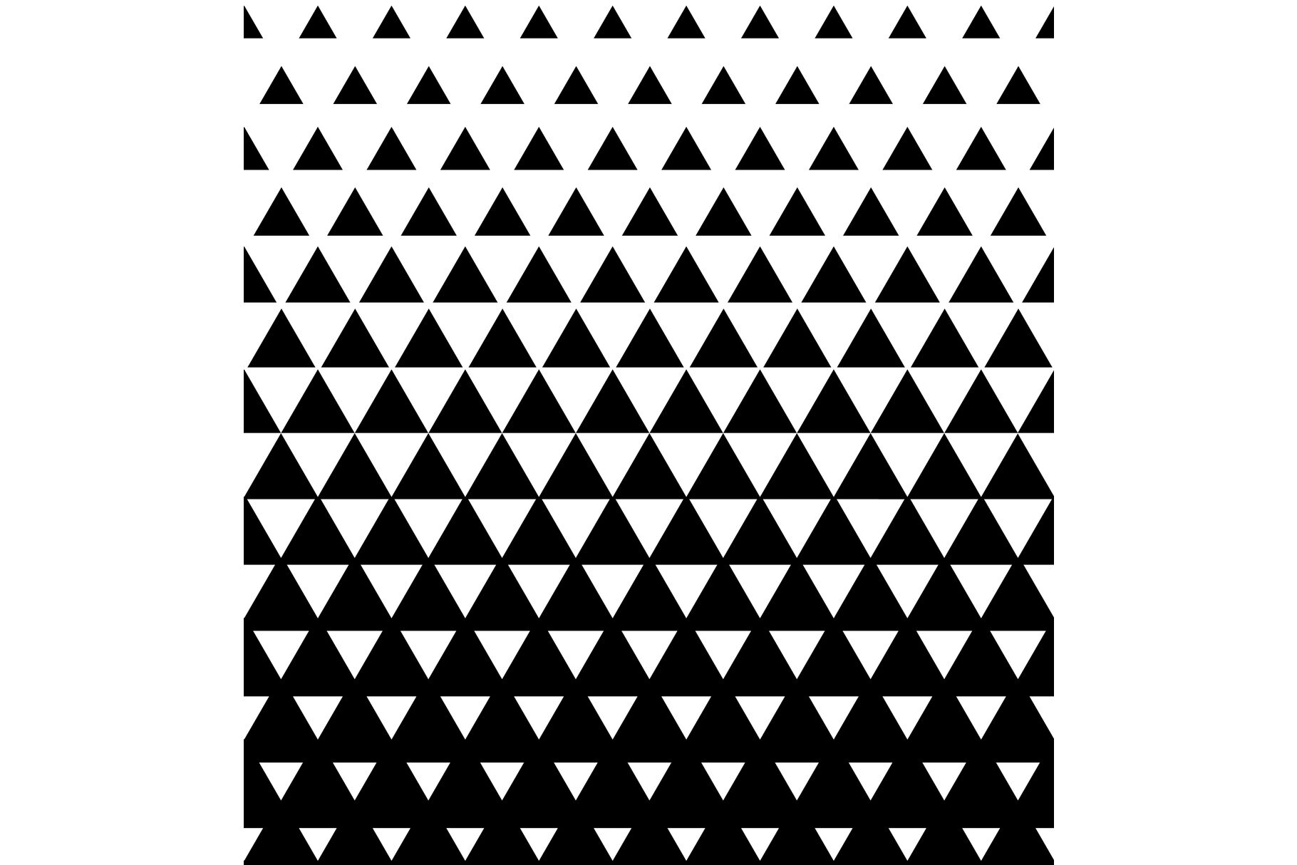 Halftone Triangular Pattern Vector. Abstract Transition Triangular