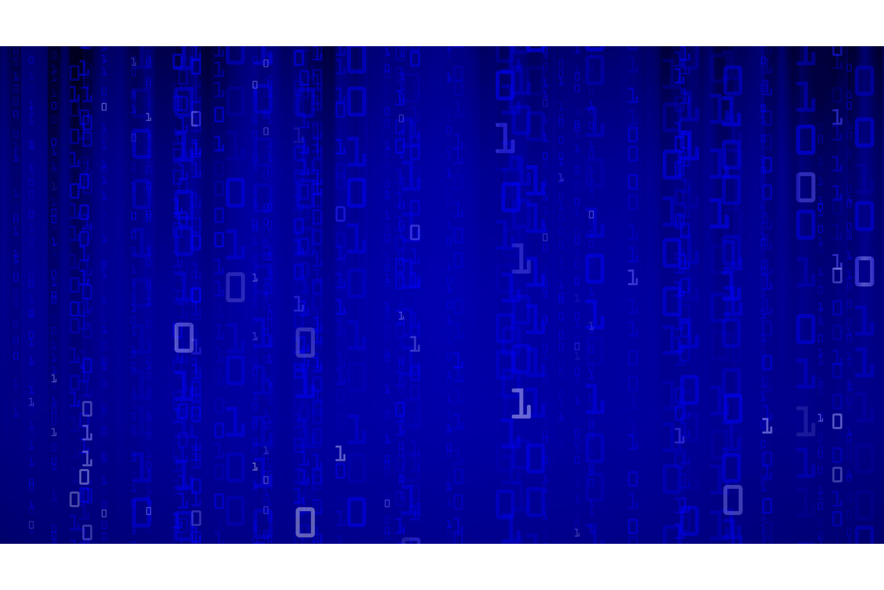binary code background vector