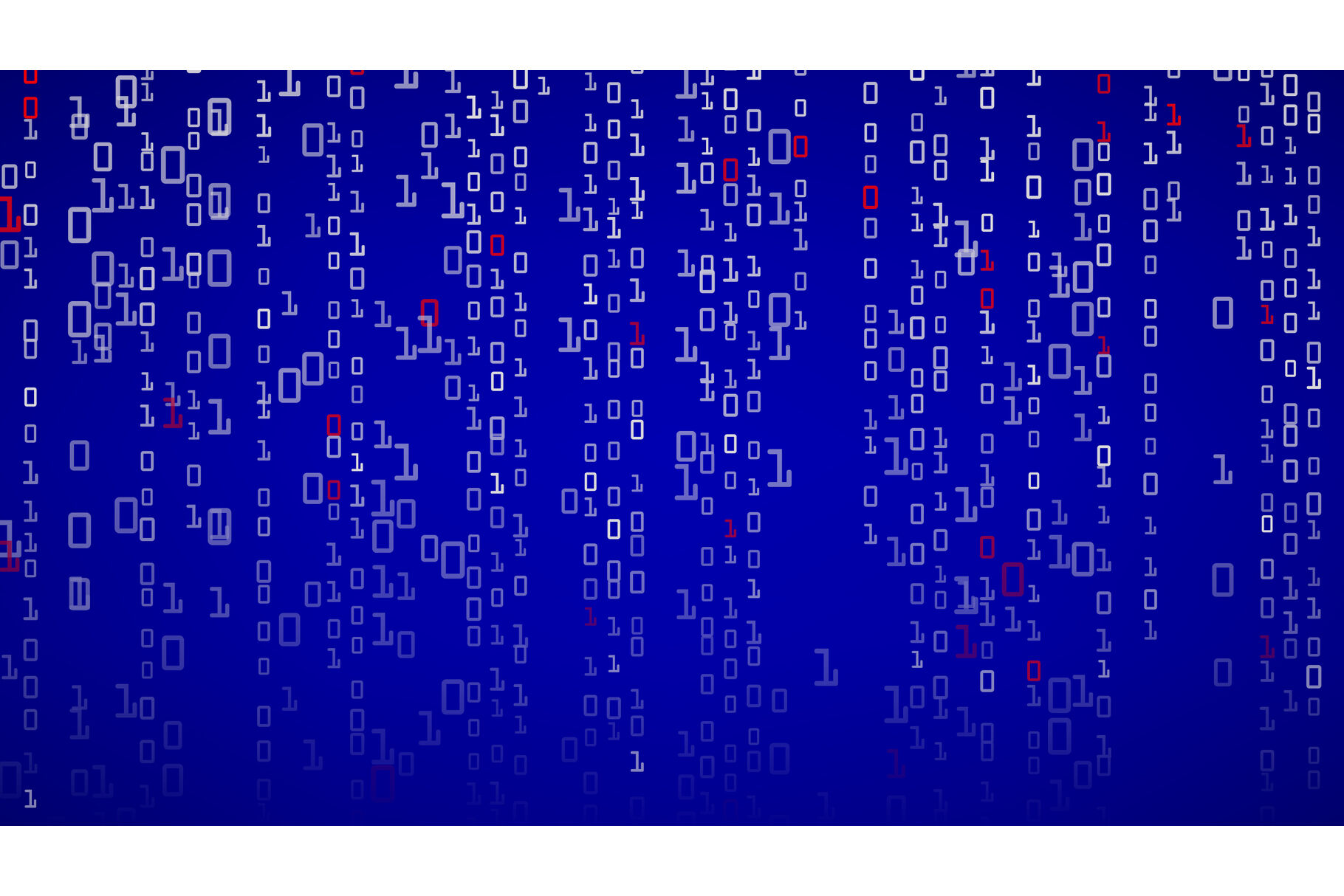 binary code background vector