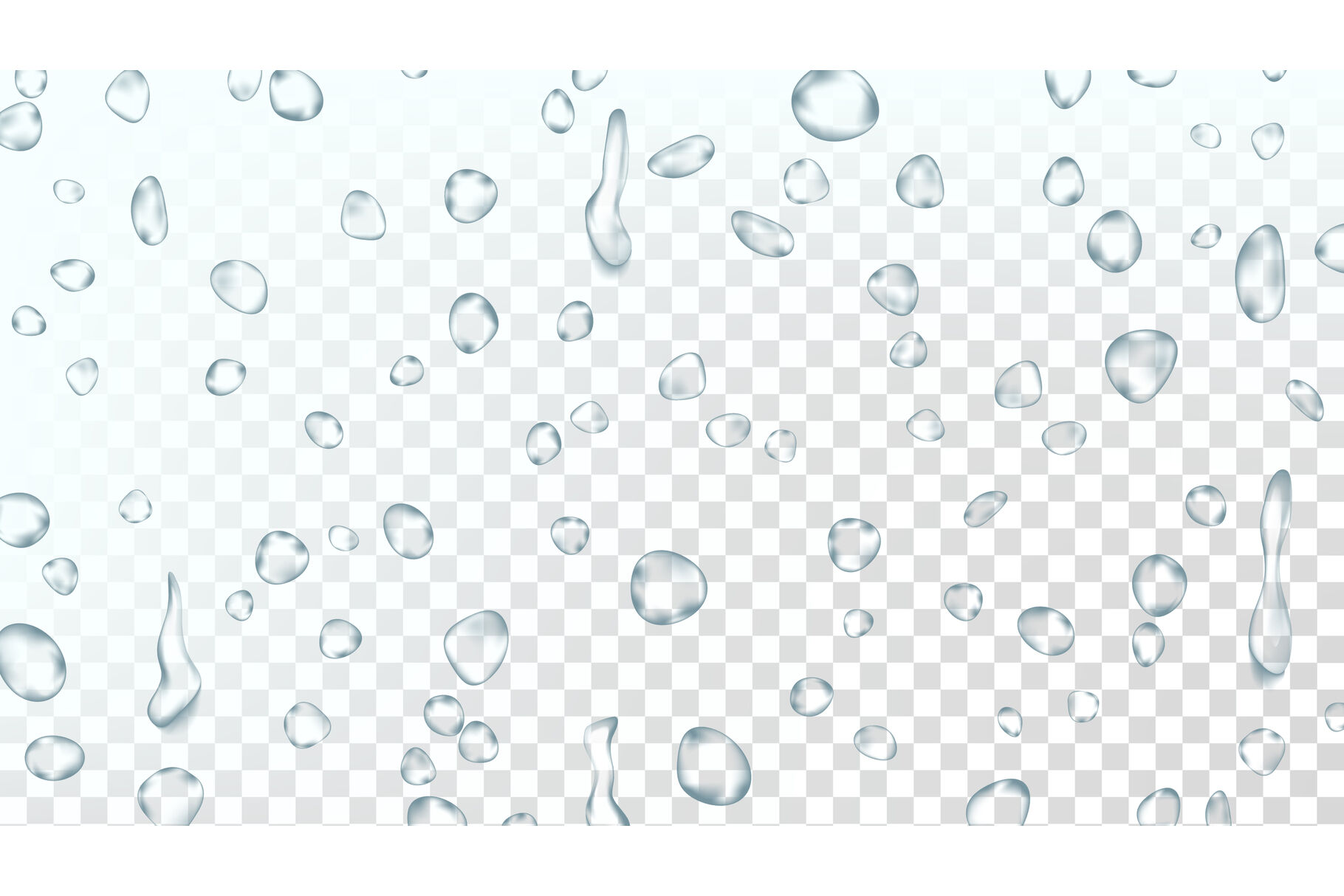 Water Drops Background Vector Clean Fresh Water Abstract Bubble Freshness Concept Liquid Texture Shower Flux Isolated On Transparent Background Illustration By Pikepicture Thehungryjpeg Com