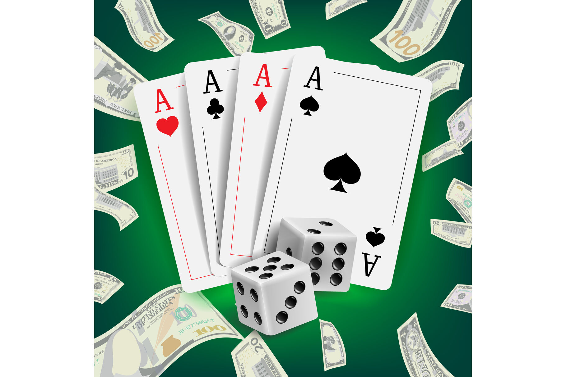 Casino Poker Design Vector Poker Cards Playing Gambling Cards Lucky Night Vip Winner Concept Realistic Illustration By Pikepicture Thehungryjpeg Com