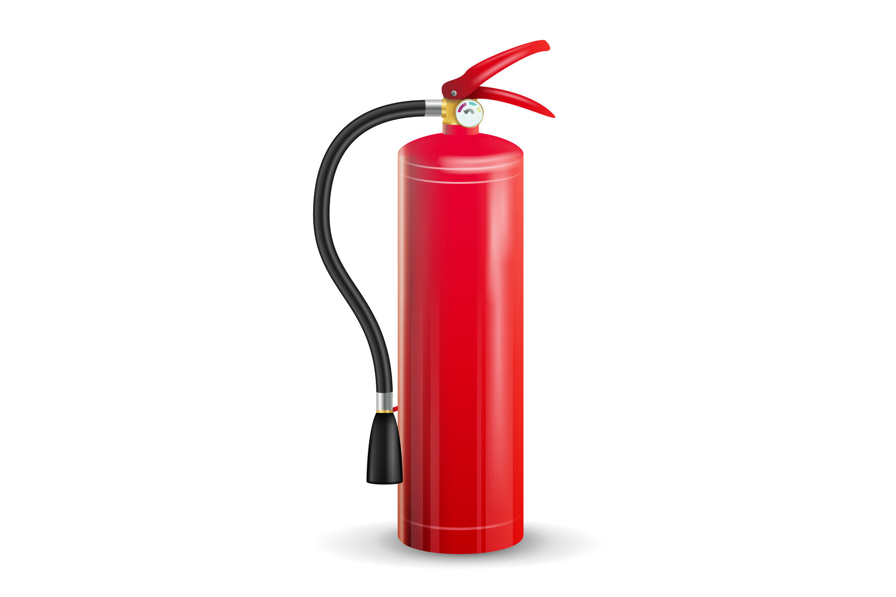 Red Fire Extinguisher Vector. Isolated Illustration By Pikepicture ...