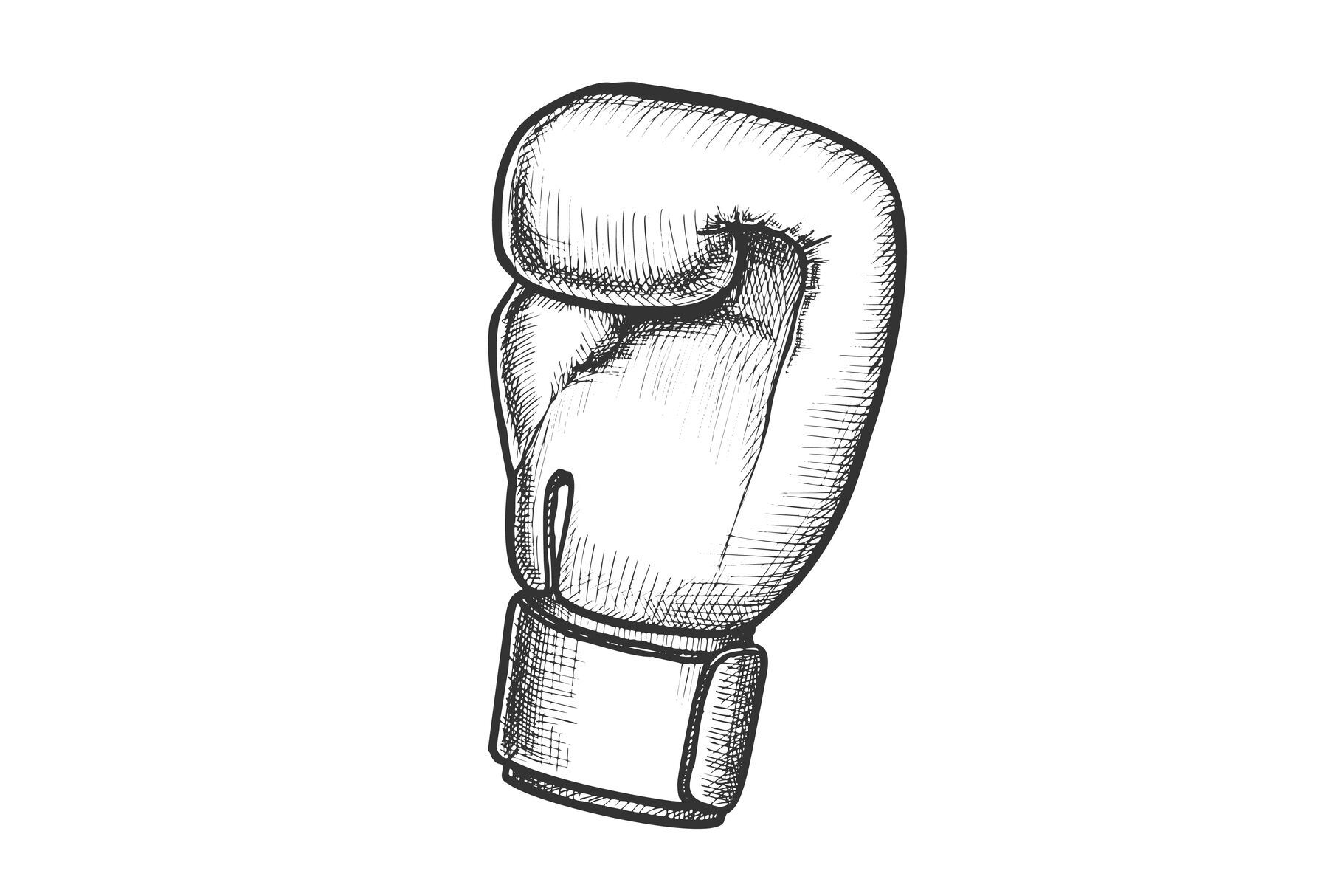 Боксерская перчатка поднятая вверх