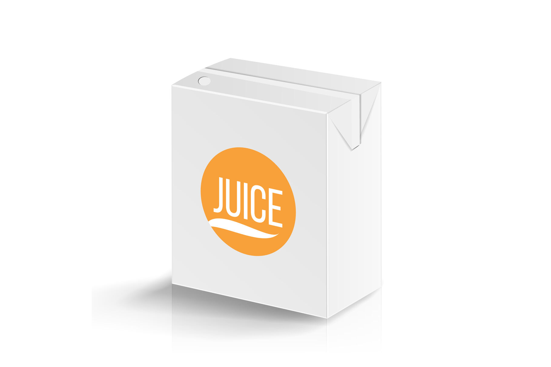 Download Juice Package Vector Realistic Mock Up Template. Carton Branding Box 200 ml. White Empty Clean ...