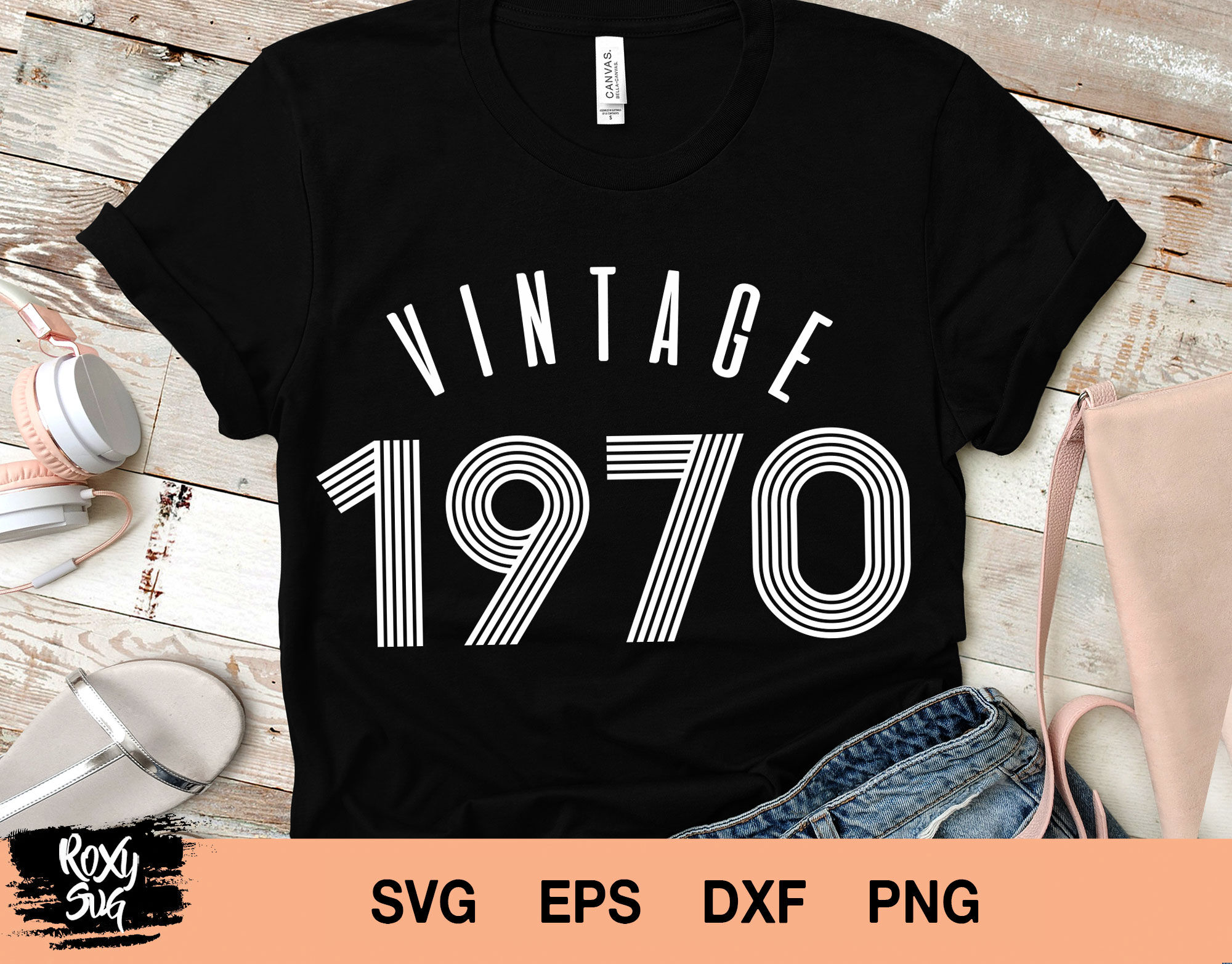 Vintage 1970 svg, vintage birthday svg, vintage svg, 50th ...