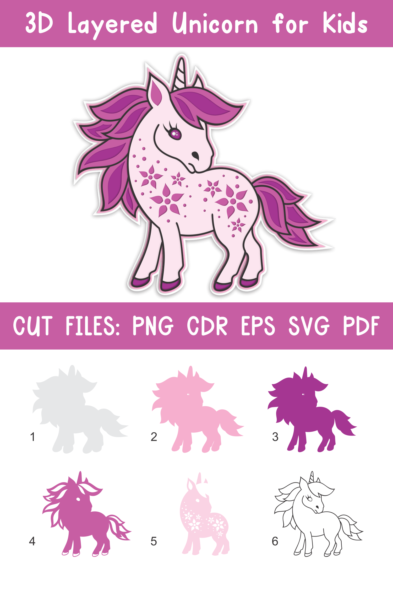 Free Free Layered Unicorn Svg Free 157 SVG PNG EPS DXF File