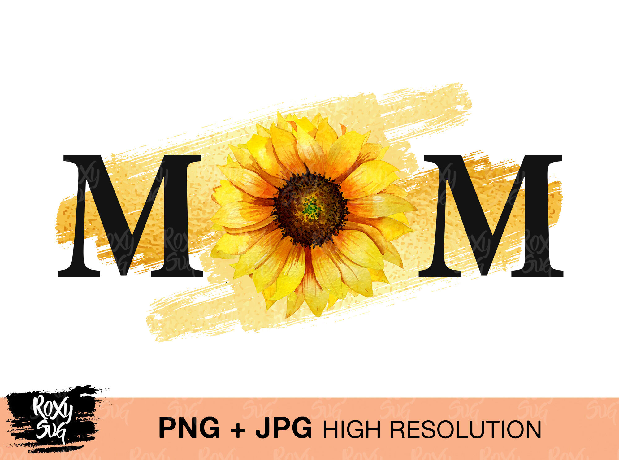 Download Watercolor Mom Design Sunflower Sublimation Design By Lovely Graphics Thehungryjpeg Com