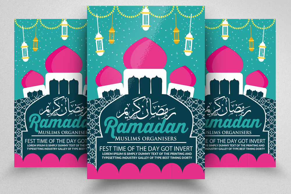 Ramadan Kareem Flyer Psd Template By Designhub Thehungryjpeg Com