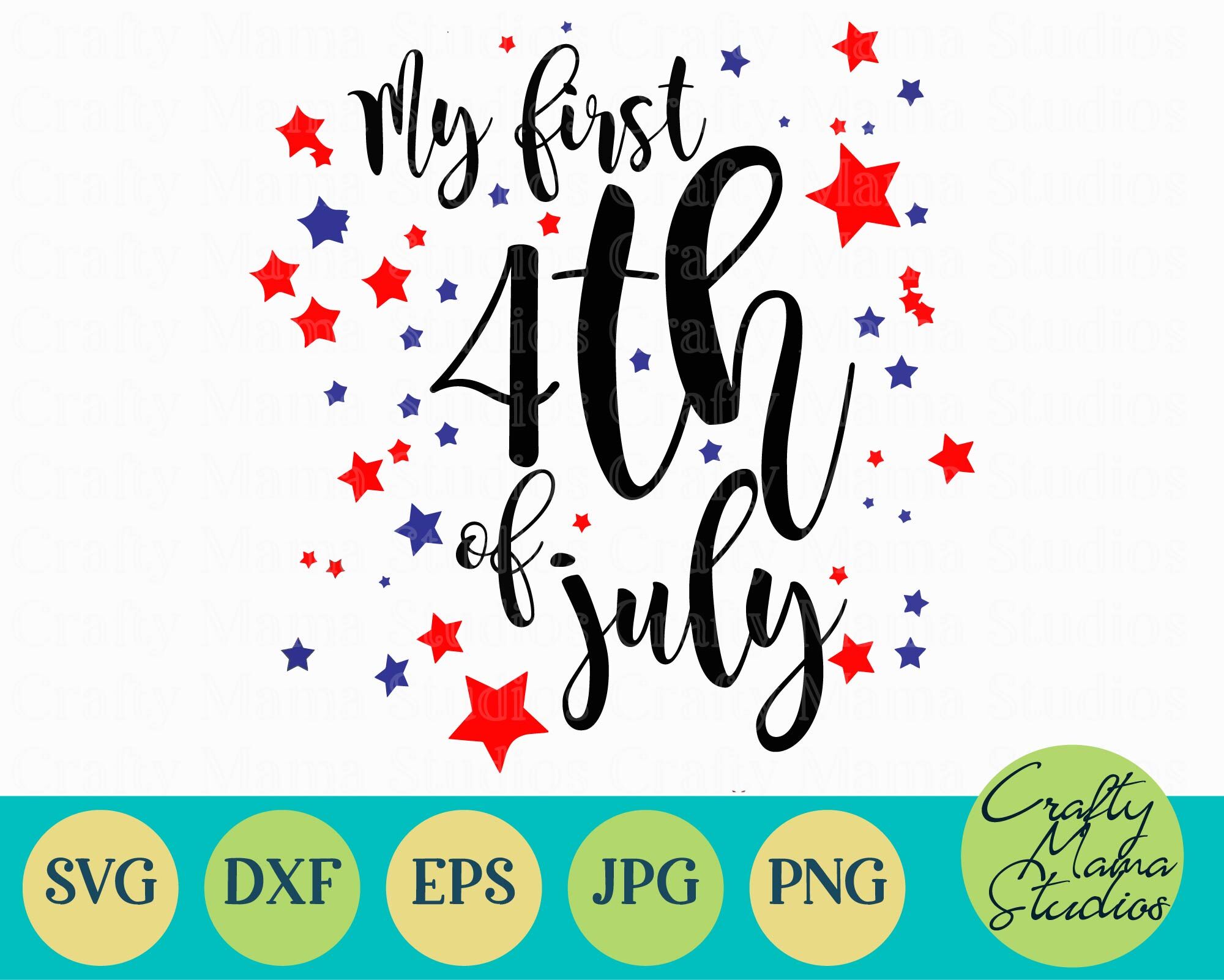 Babys First 4th Of July Svg