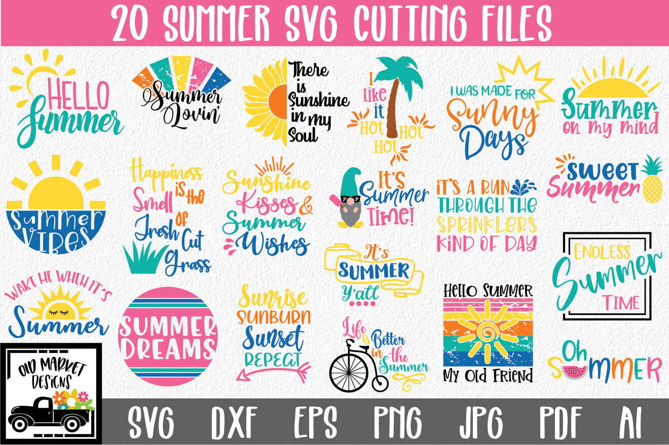 Summer Svg Bundle By Shannon Keyser Thehungryjpeg Com