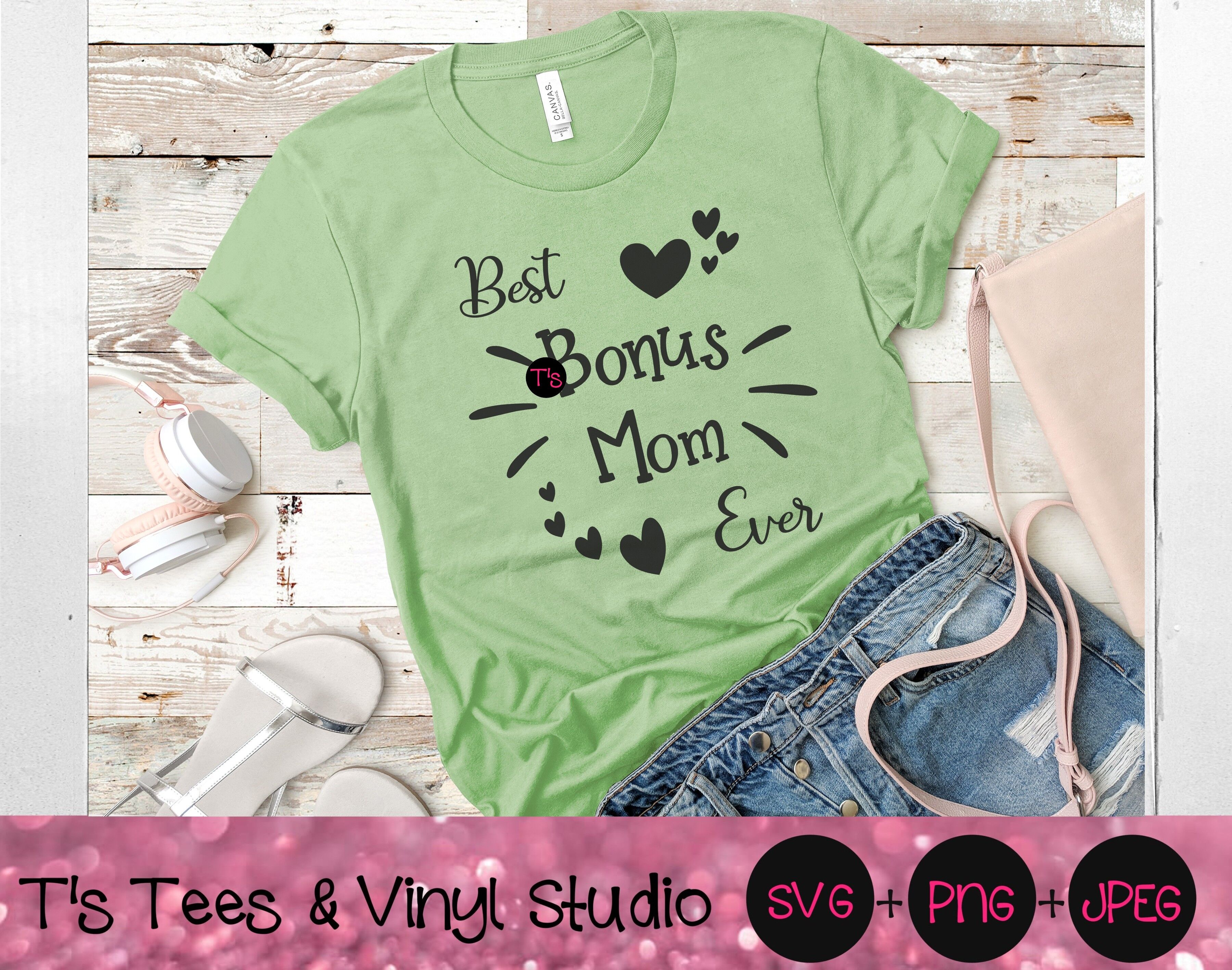 Download Free Svg Craft Design Best Bonus Mom Ever Svg PSD Mockup Templates