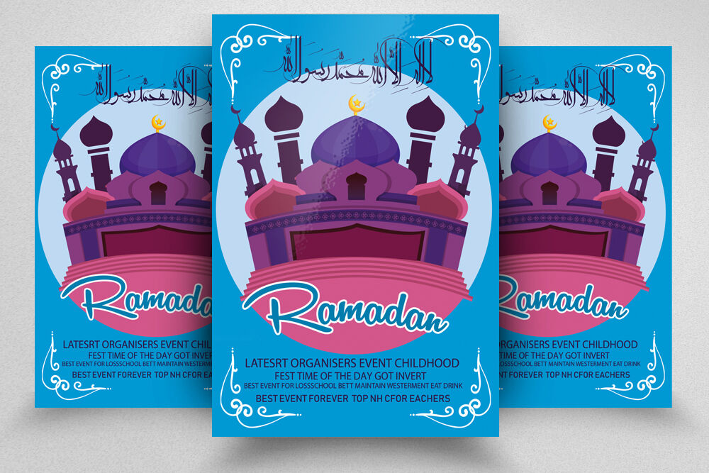 Ramadan Flyer Poster By Designhub Thehungryjpeg Com