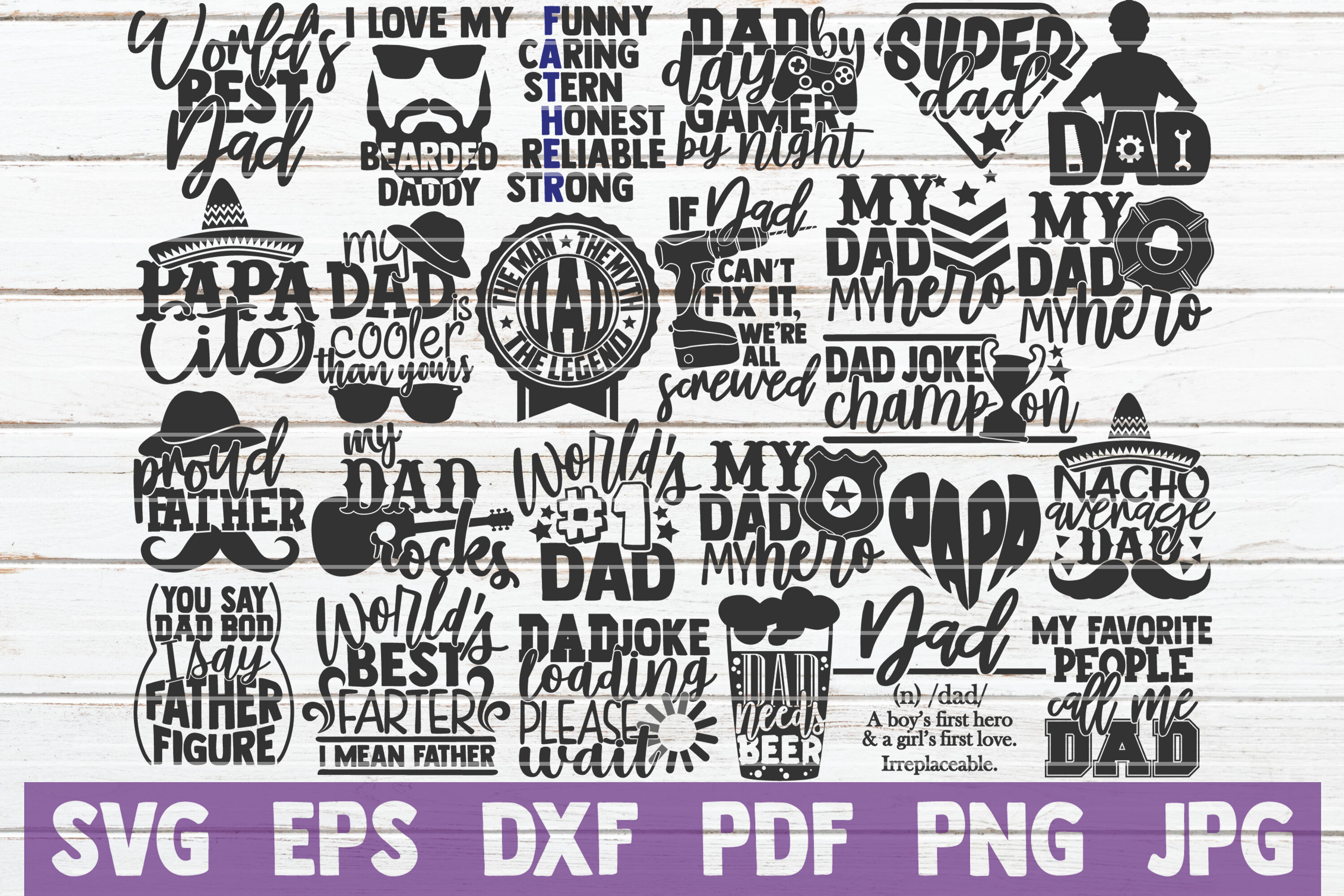 Dad Svg Bundle Father Amp 039 S Day Svg Cut Files By Mintymarshmallows Thehungryjpeg Com