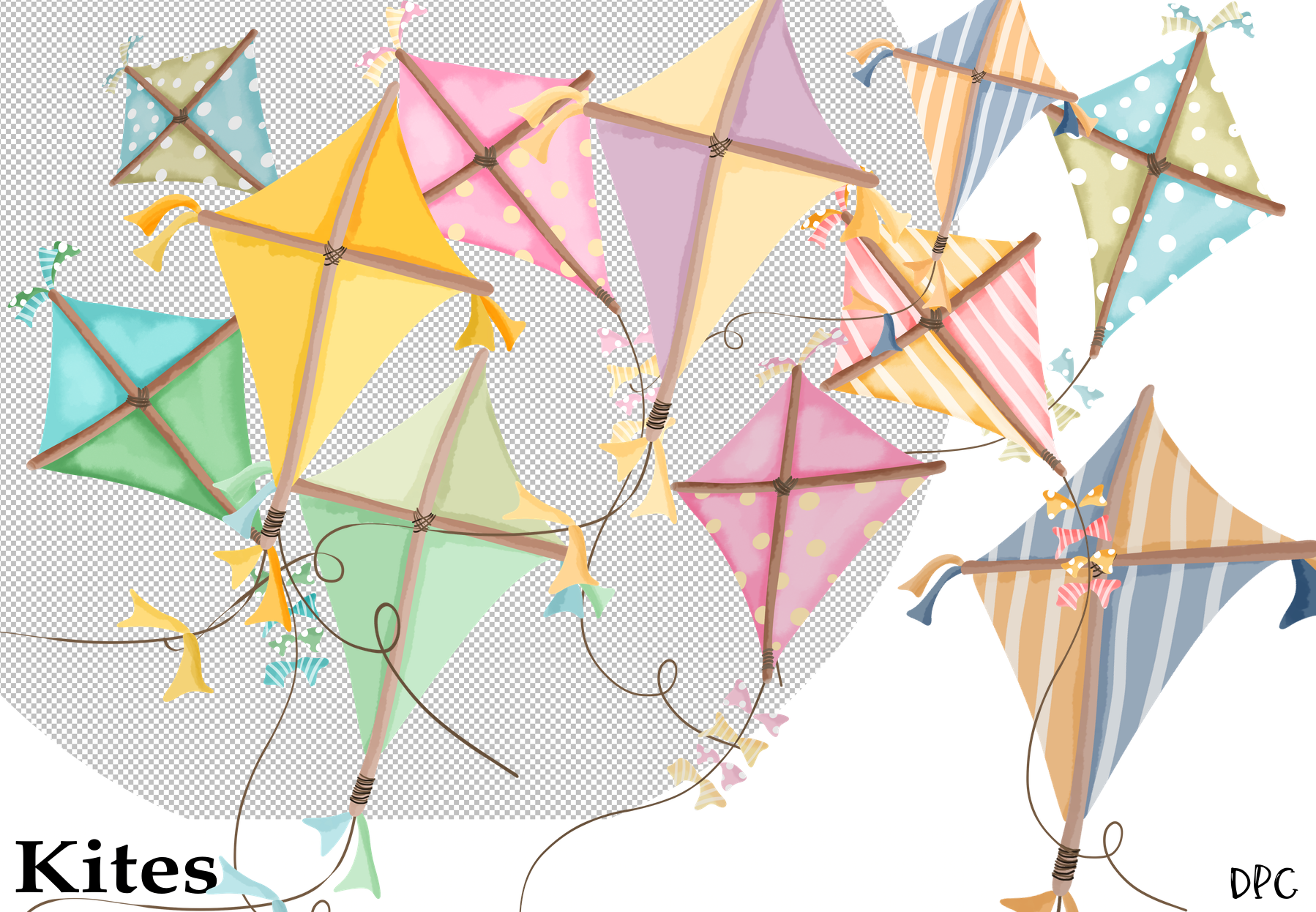 Kites By Digital Paper Craft