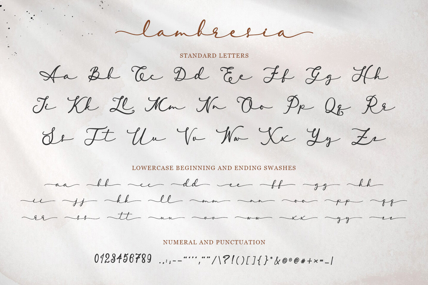 Lambresia Script By Kotak Kuning Studio Thehungryjpeg Com