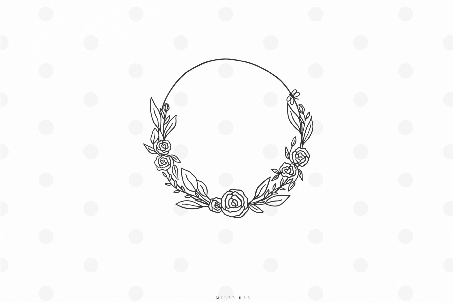 Free Free 173 Wildflower Wreath Svg Free SVG PNG EPS DXF File
