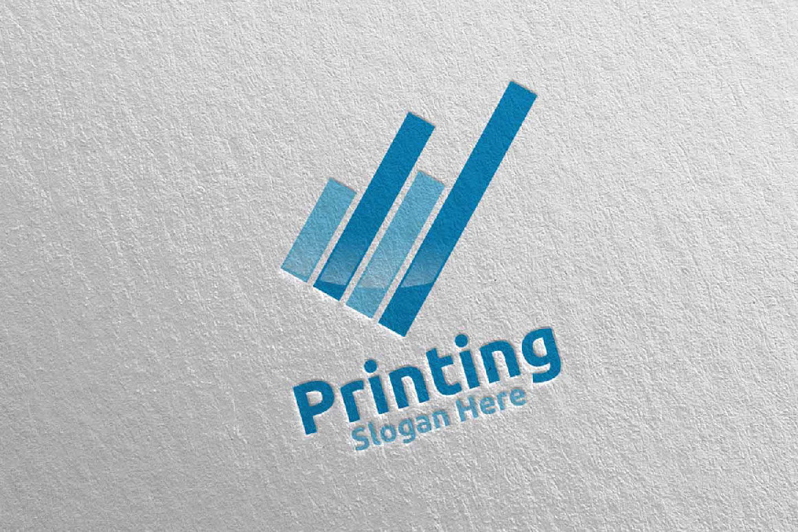 Digital Printing Company Logo Design 2 By Denayunethj Thehungryjpeg Com