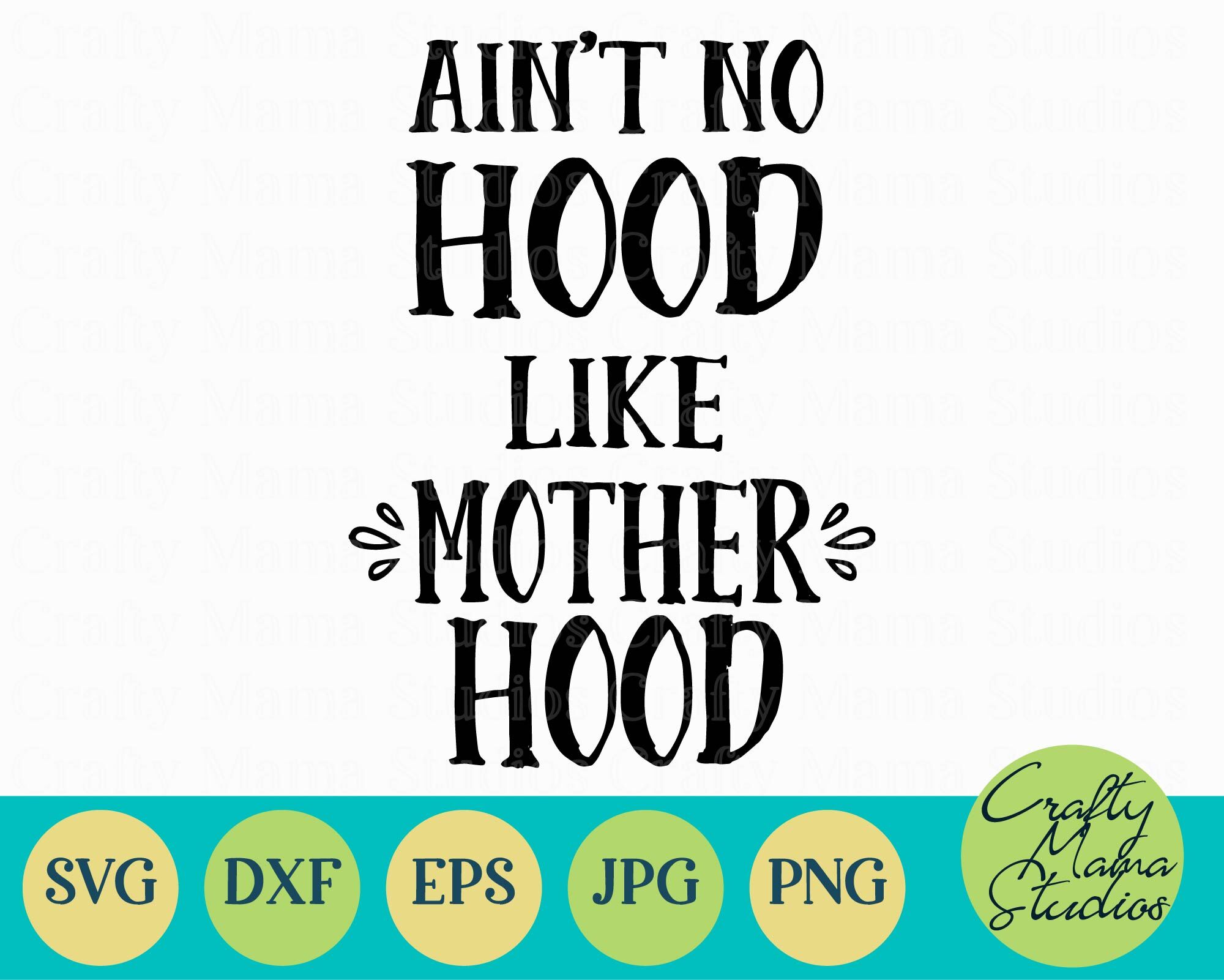 Download Ain't No Hood Like Motherhood Svg, Mom Life, Funny By ...