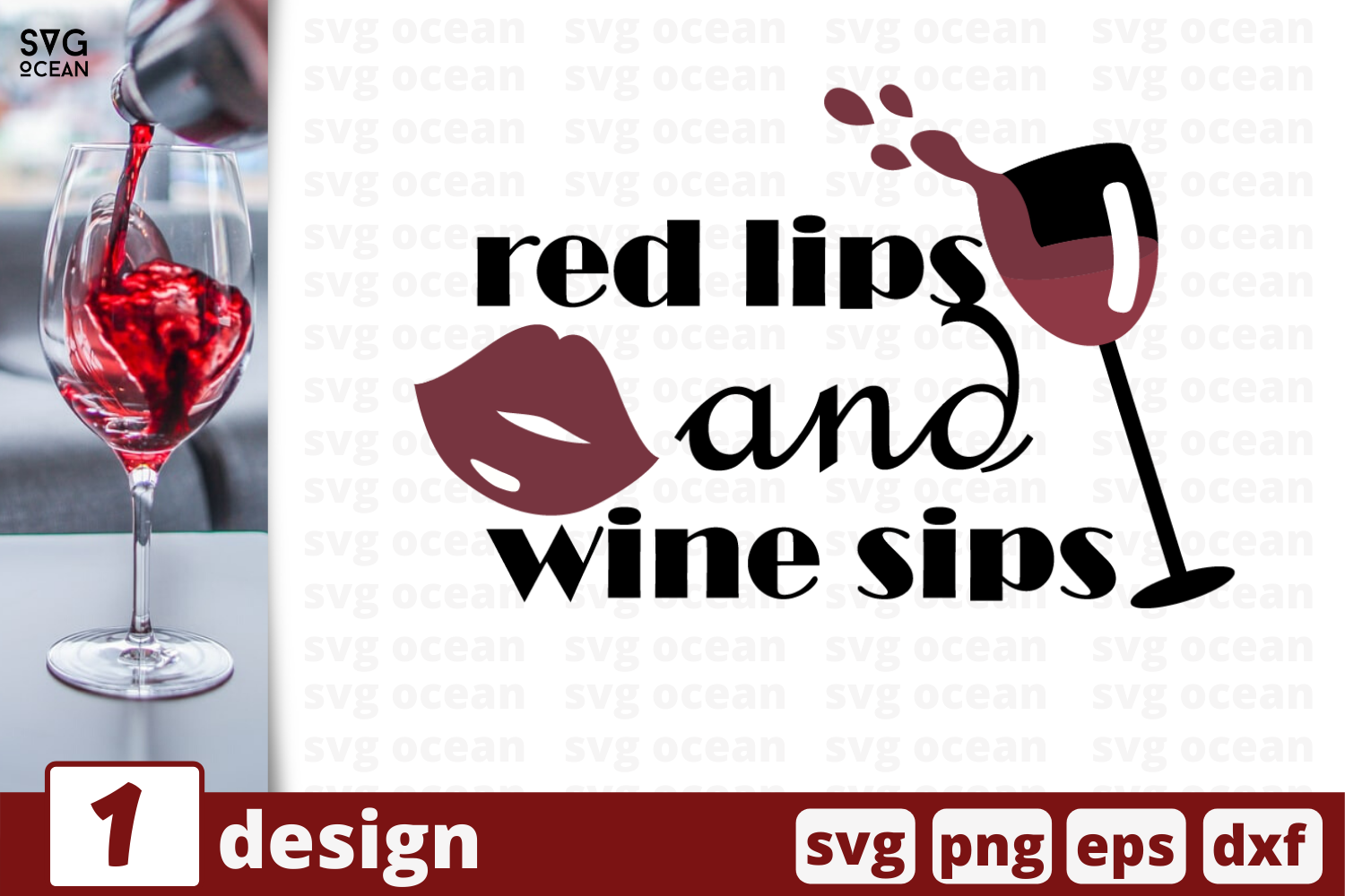 Download 1 RED LIPS svg bundle, quotes cricut svg By SvgOcean | TheHungryJPEG.com