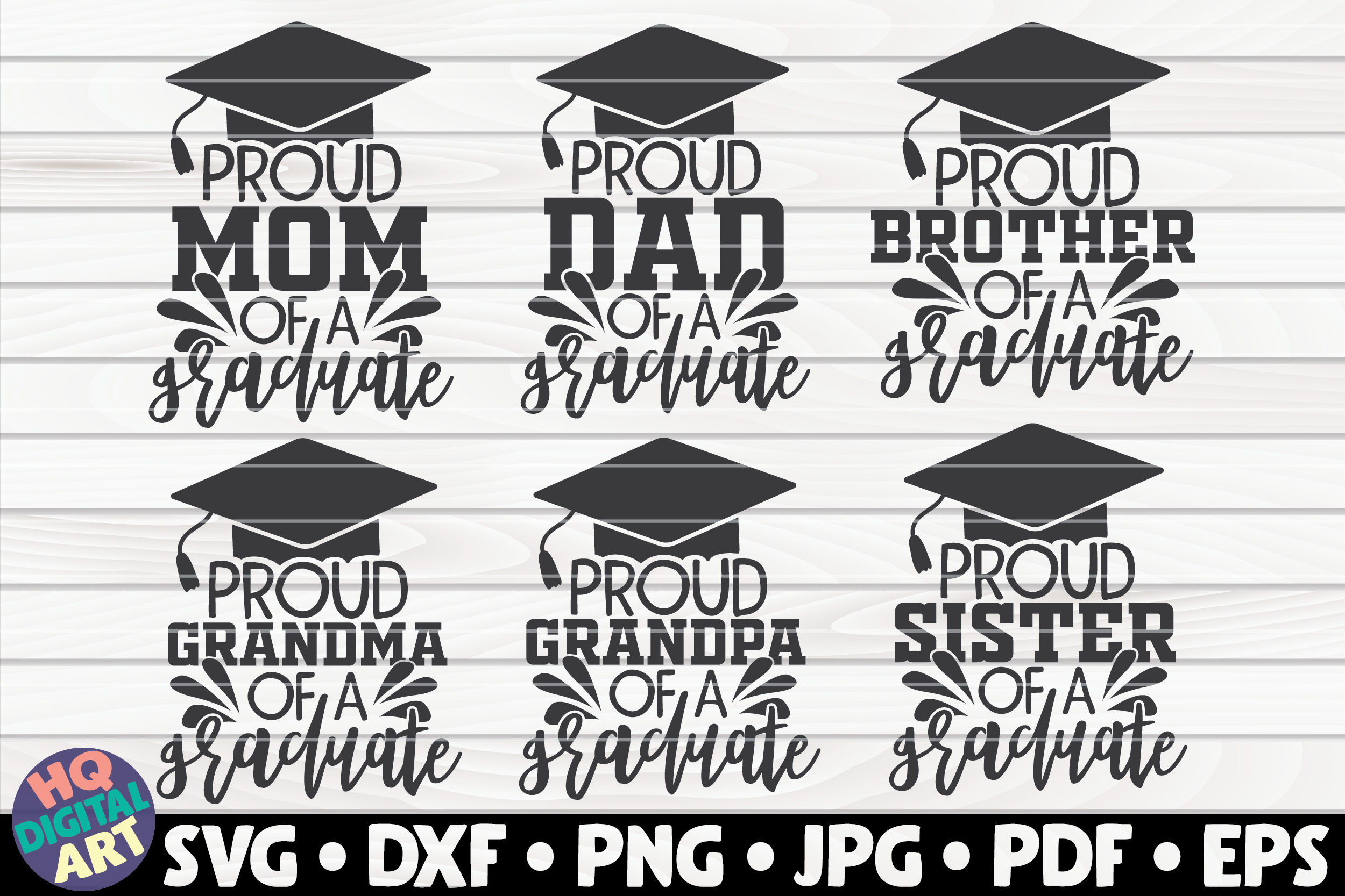 Proud Family Of A Graduate Svg Bundle By Hqdigitalart Thehungryjpeg Com