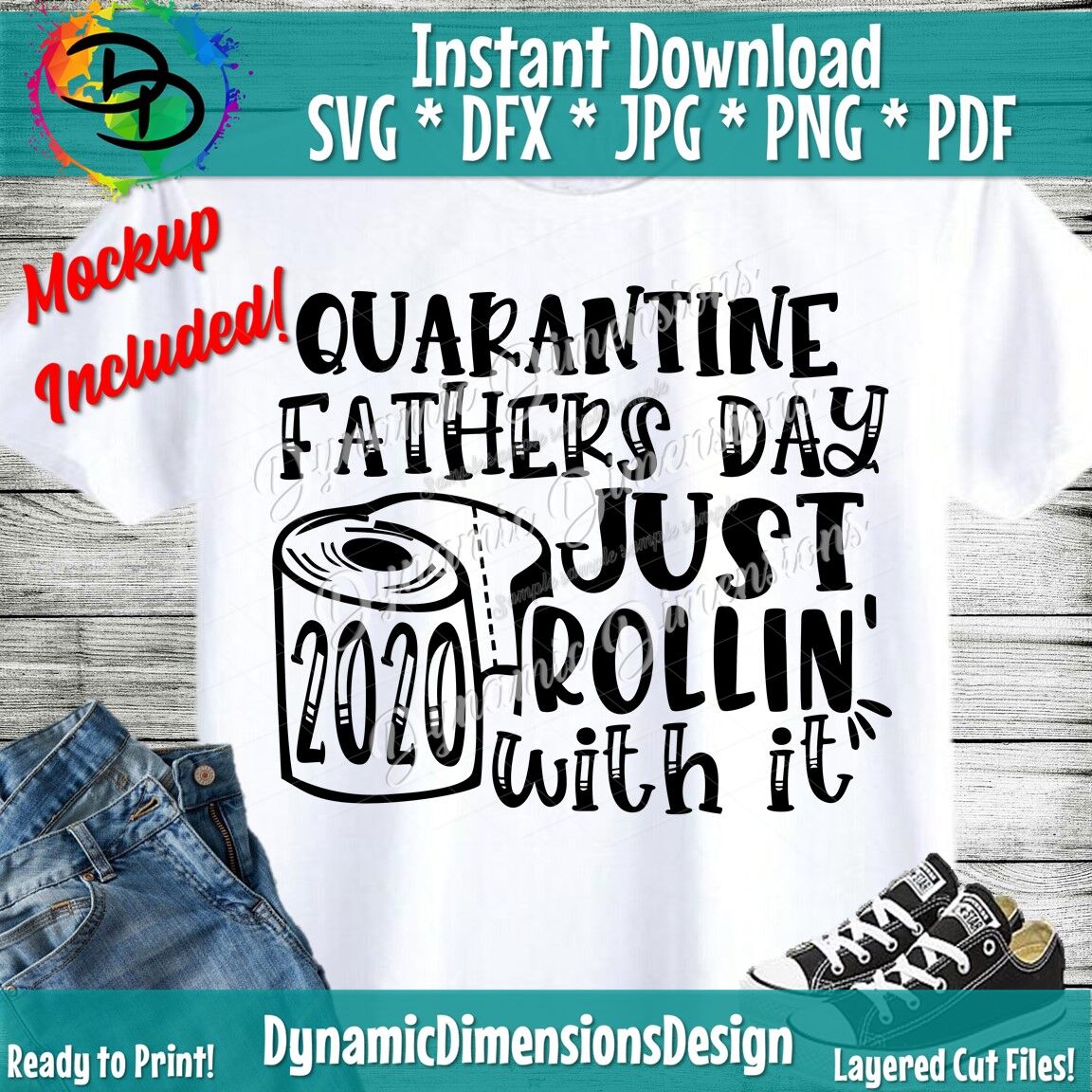 Download Quarantine Fathers Day Svg Fathers Day 2020 The One Where Quarantin By Dynamic Dimensions Thehungryjpeg Com