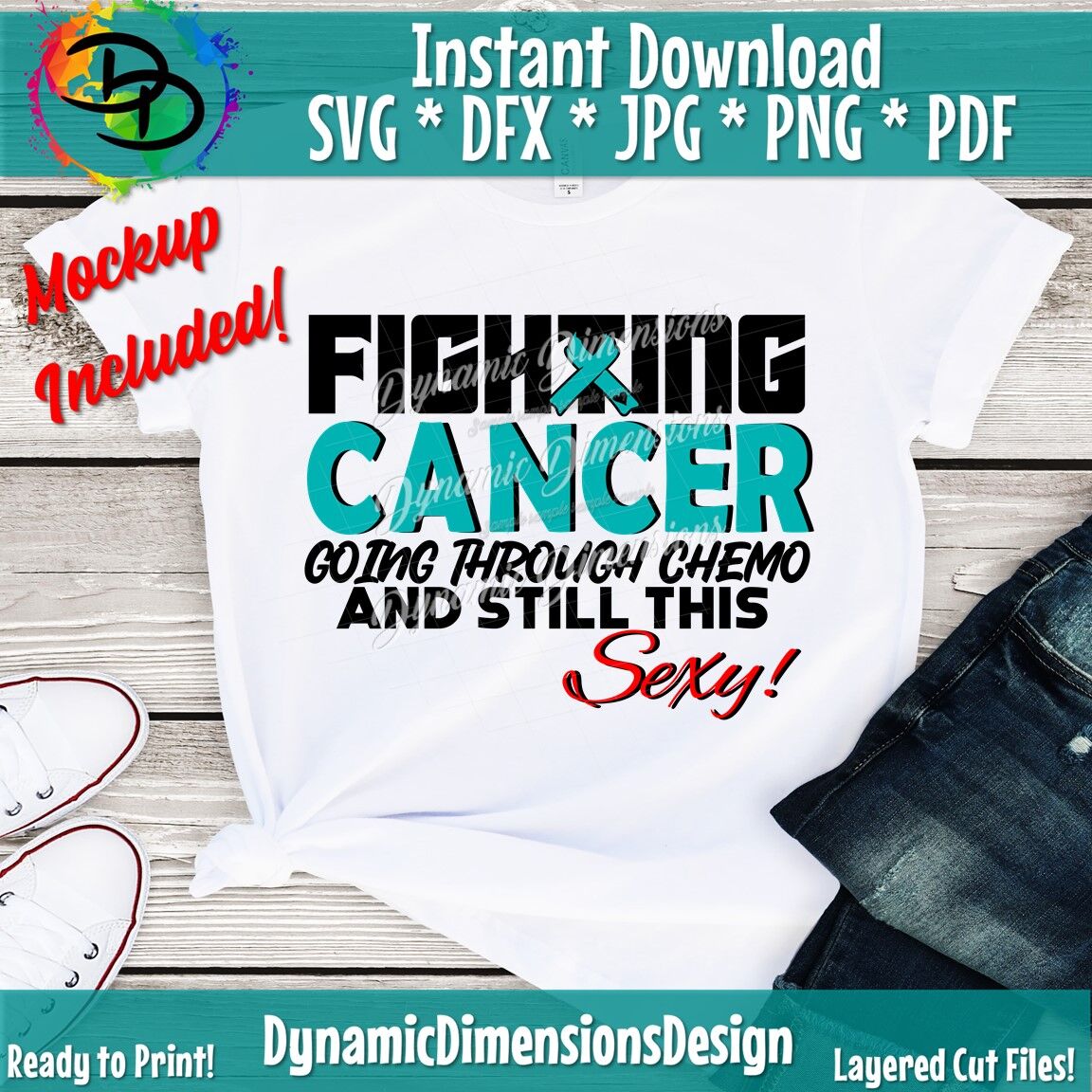 Fighting Cancer, Chemo, Still Sexy, Ovarian/Cervical cancer svg, aware ...