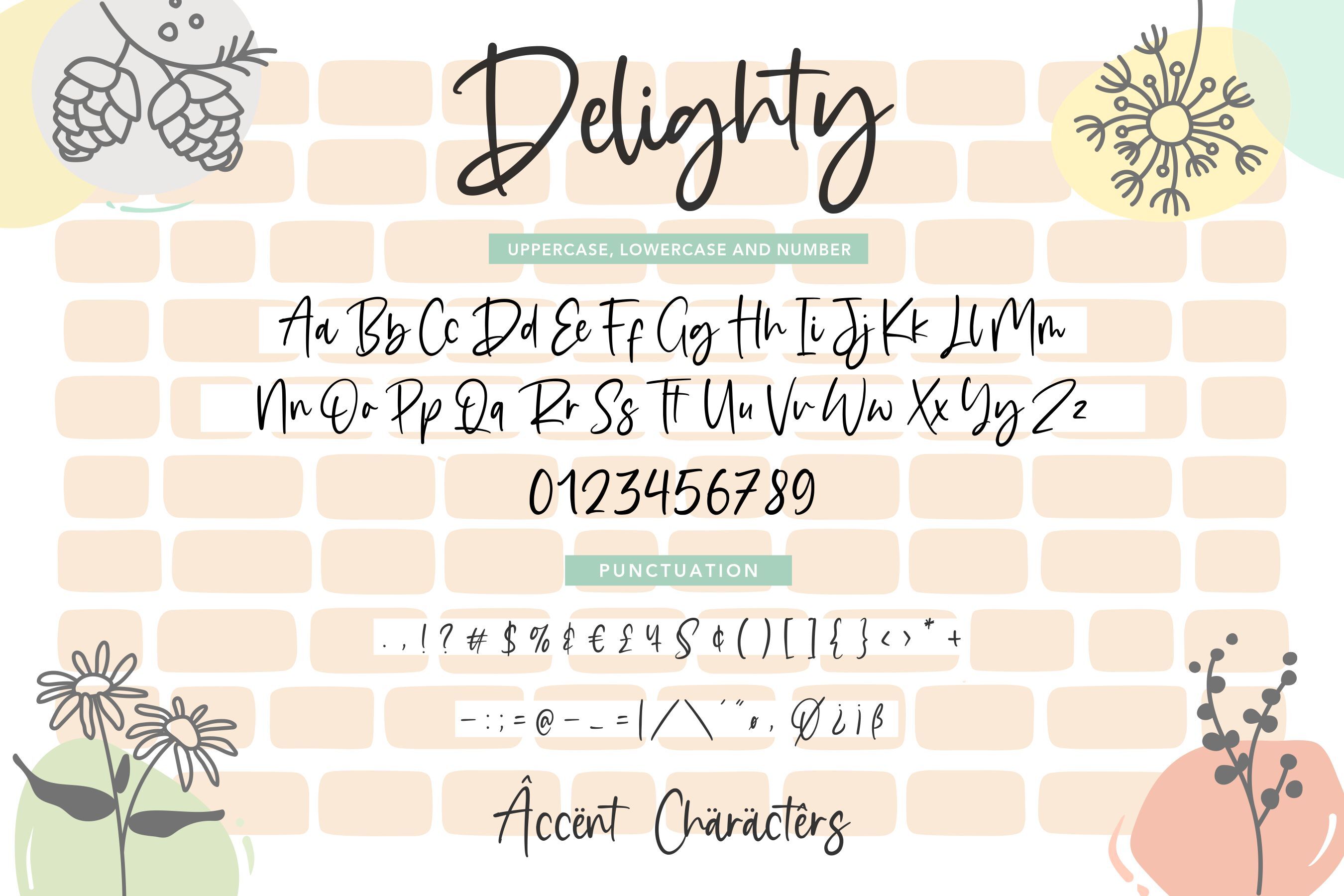 Delighty Modern Handwritten Font By Balpirick Studio Thehungryjpeg Com