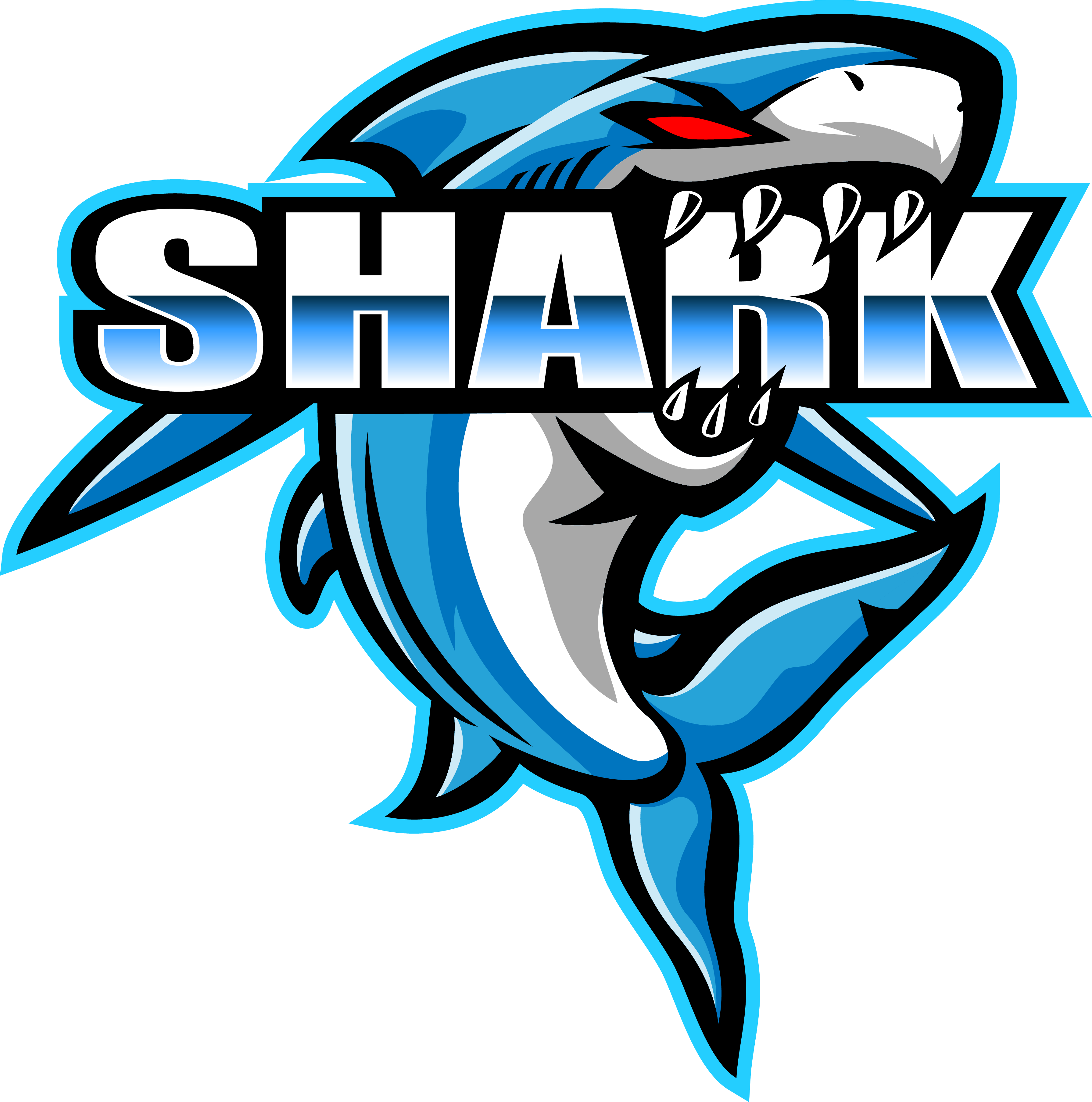 Shark esport mascot logo By Visink | TheHungryJPEG