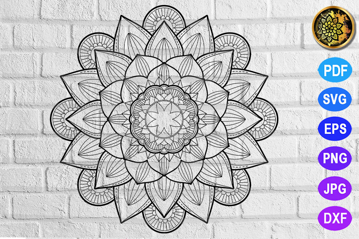 Mandala Zentangle Pattern 2 13 By Mandala Creator Thehungryjpeg Com