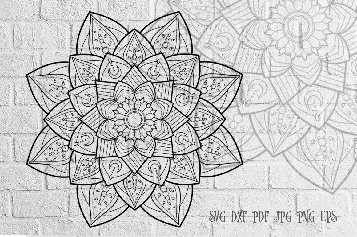 Mandala Zentangle Pattern 2 15 By Mandala Creator Thehungryjpeg Com