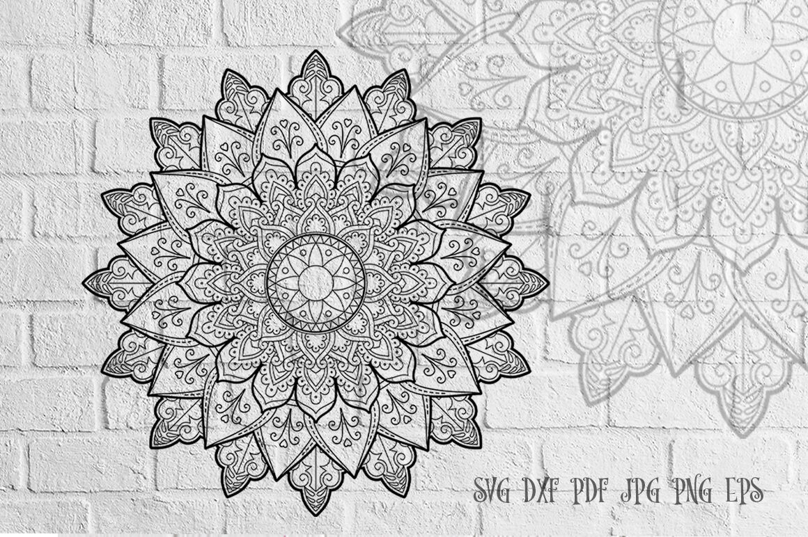 Mandala Zentangle Pattern 2 24 By Mandala Creator Thehungryjpeg Com