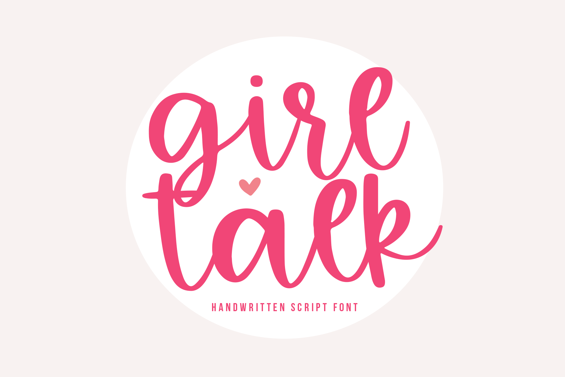 Girl Talk Handwritten Script Font By Ka Designs Thehungryjpeg Com