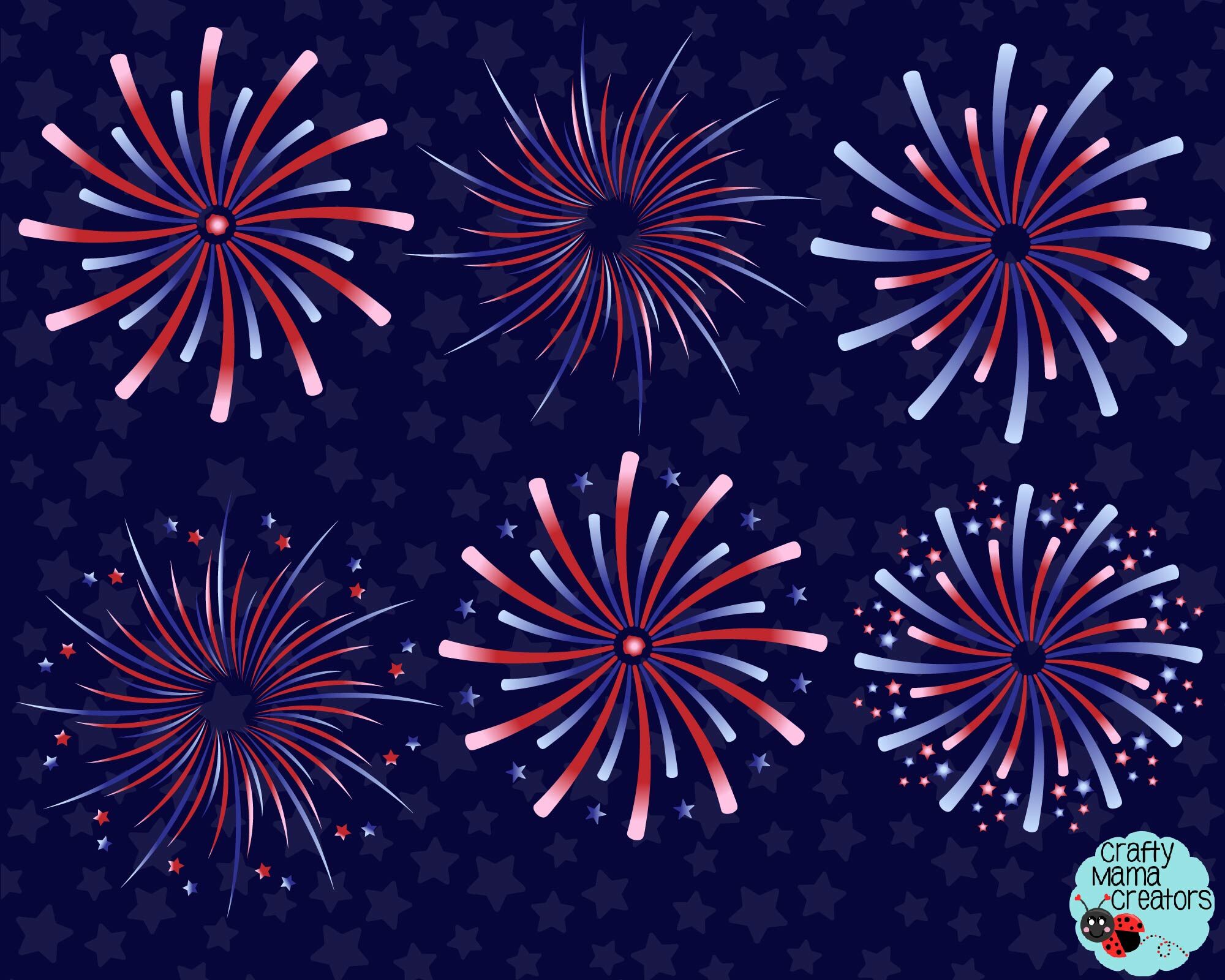 Download Fireworks Svg, 4th Of July Clipart, Independence Day Clip ...