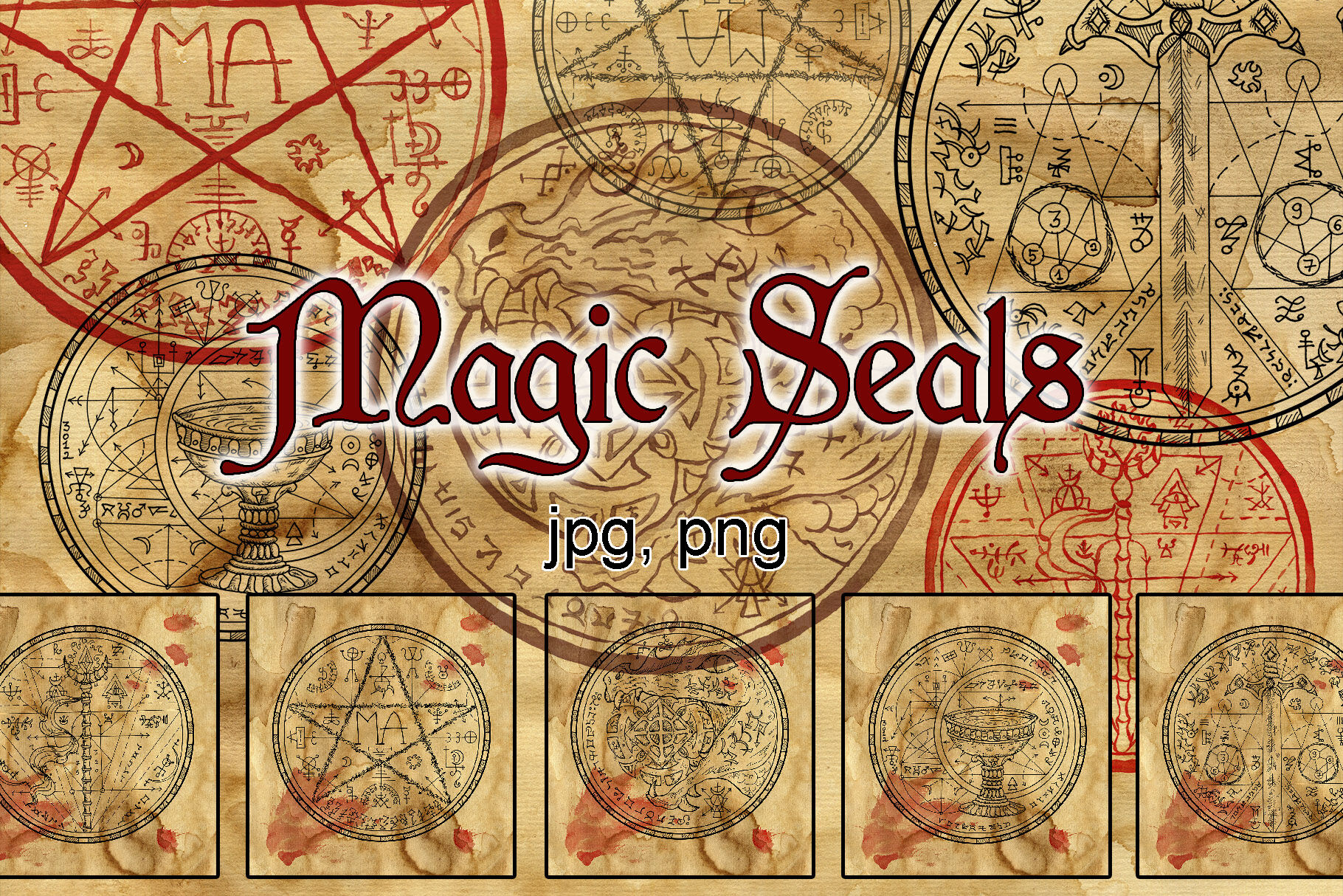 Magic seals collection By SamiramayArt
