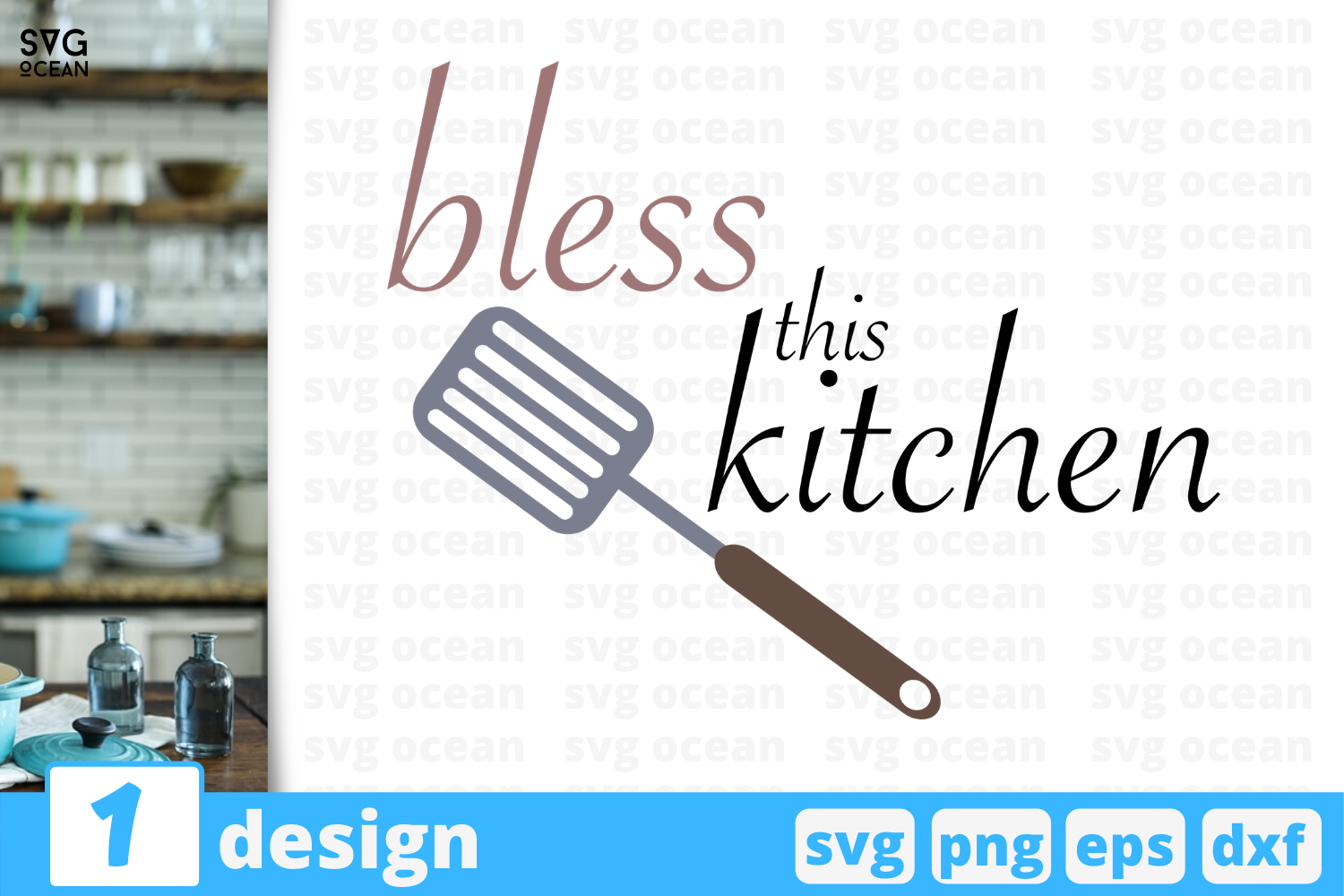 Download 1 BLESS THIS KITCHEN svg bundle, quotes cricut svg By ...